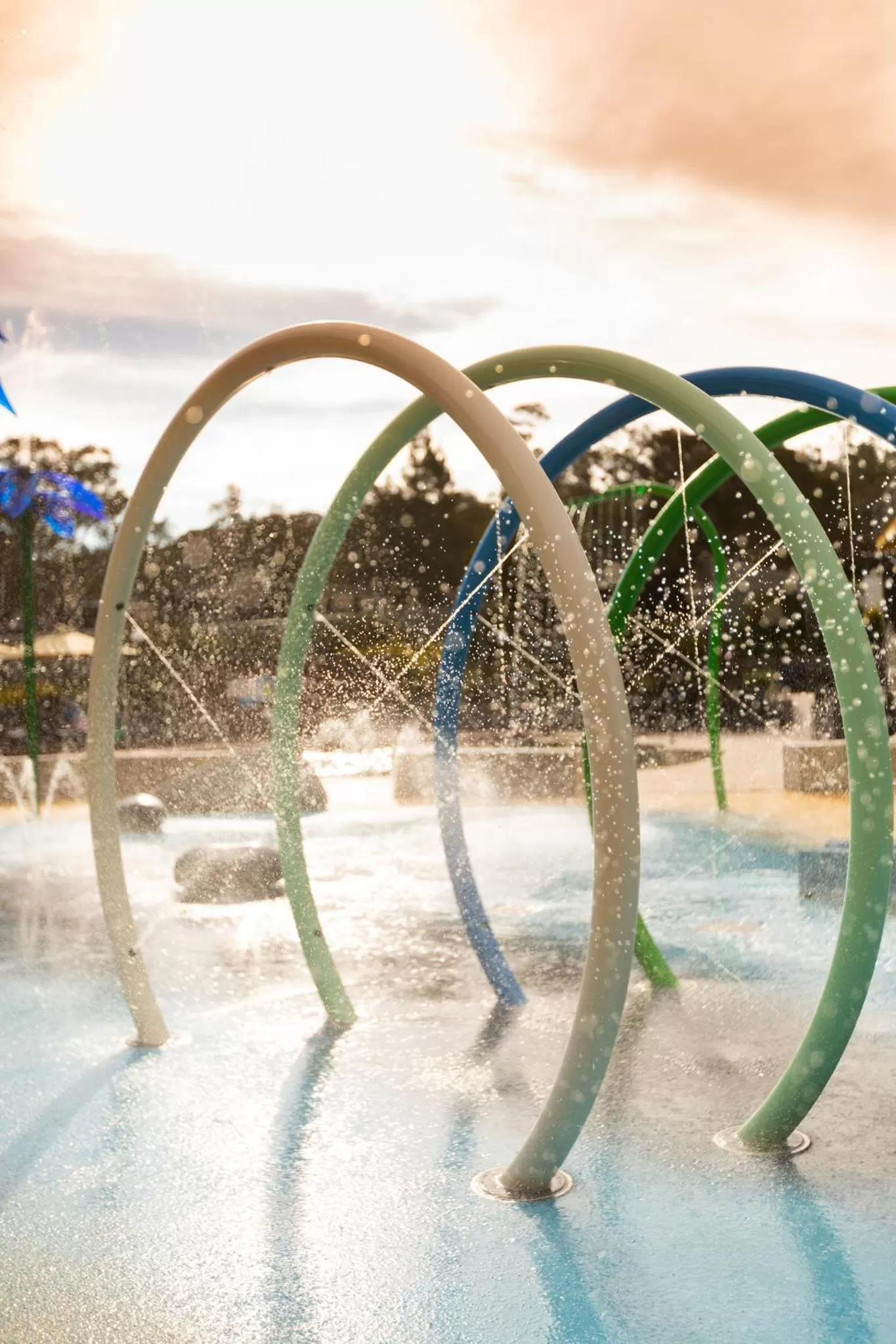 Aqua park in Alivio Tourist Park Canberra