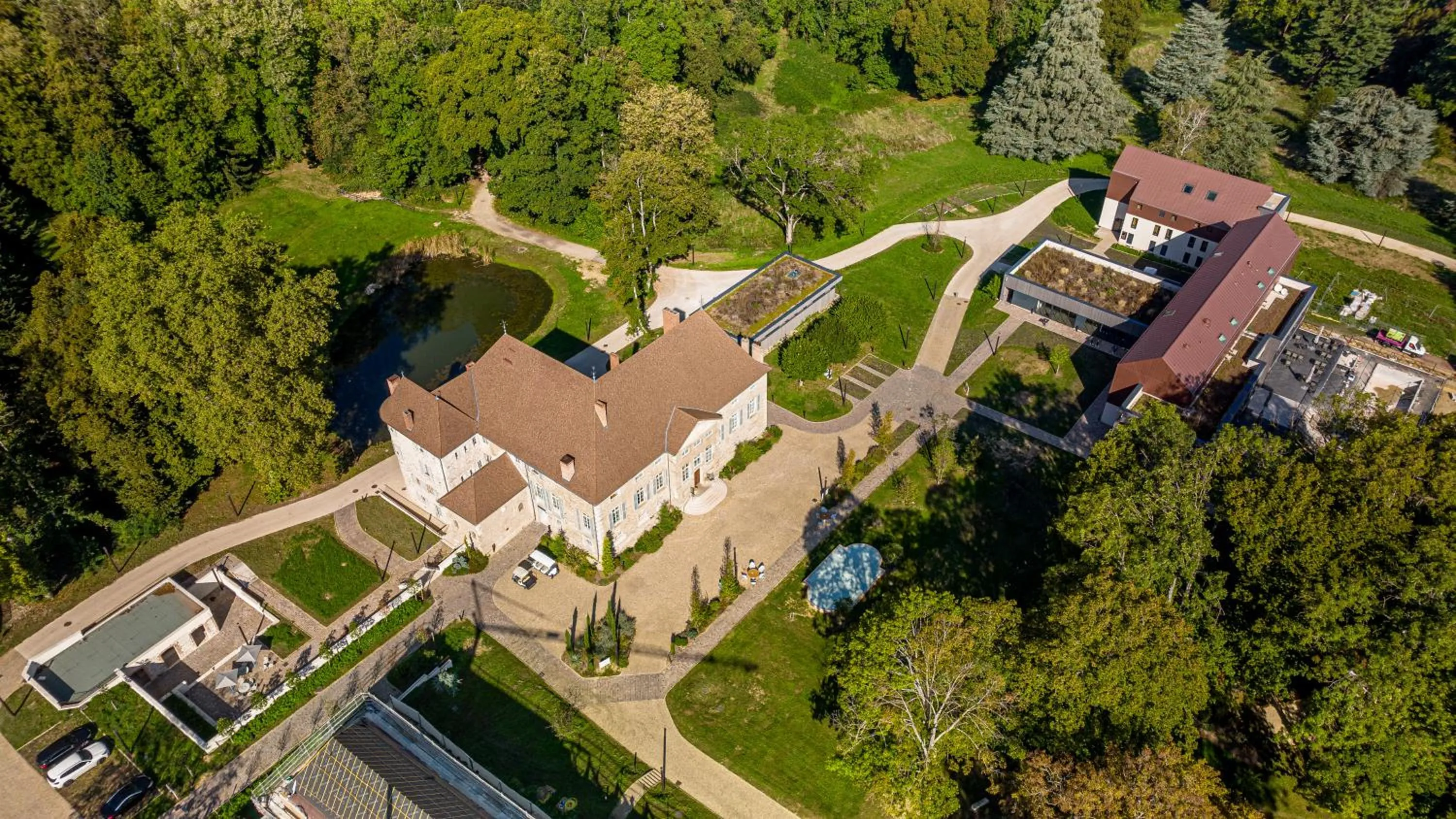 Bird's eye view in Domaine de Dolomieu Hotel & Spa - BW Premier Collection