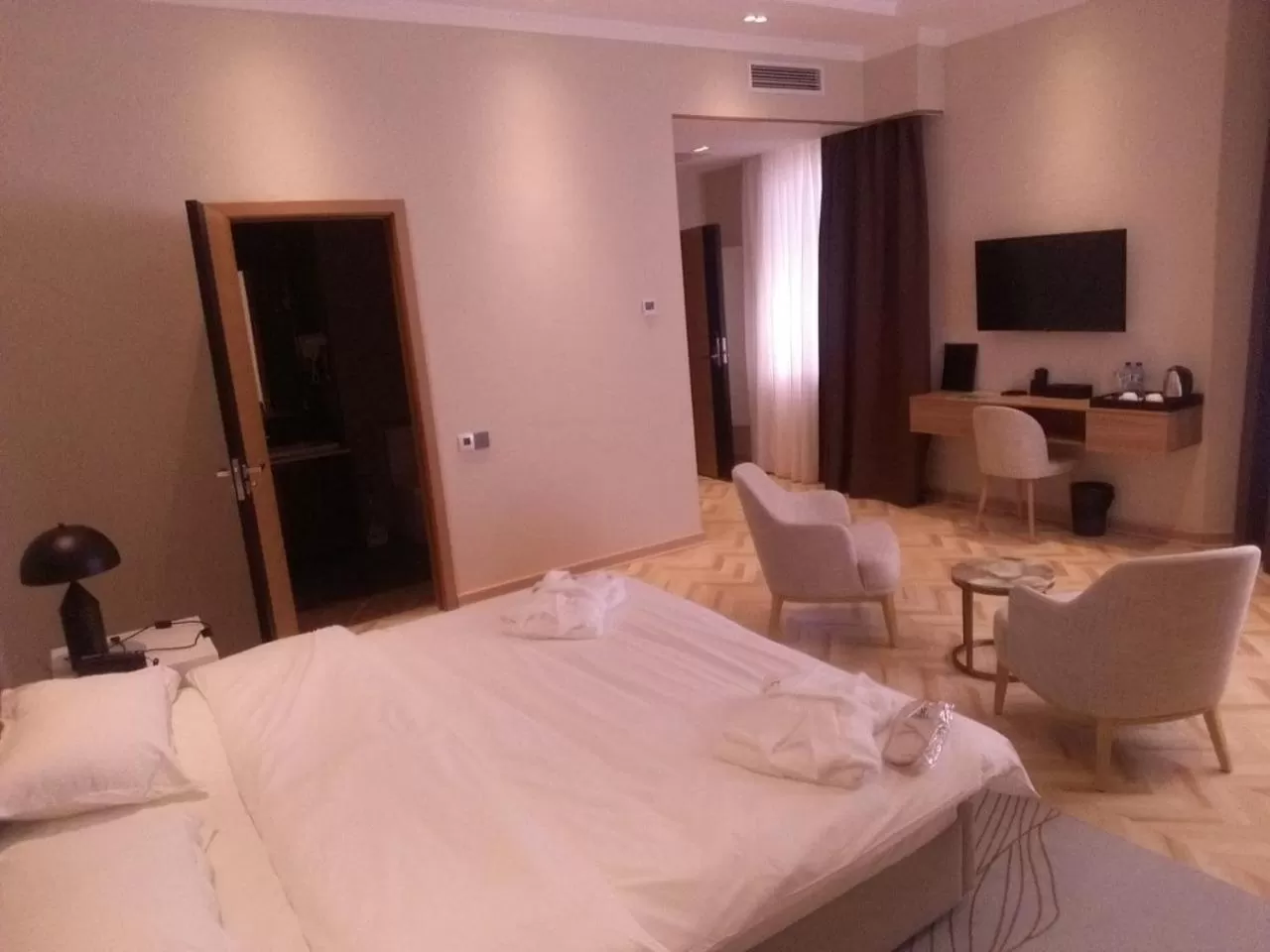 Bed in Termez Palace Hotel & Spa