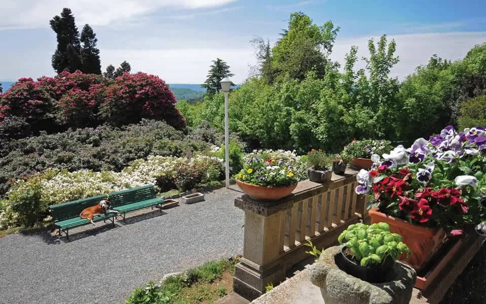 Garden view in B&B Villa Tavallini