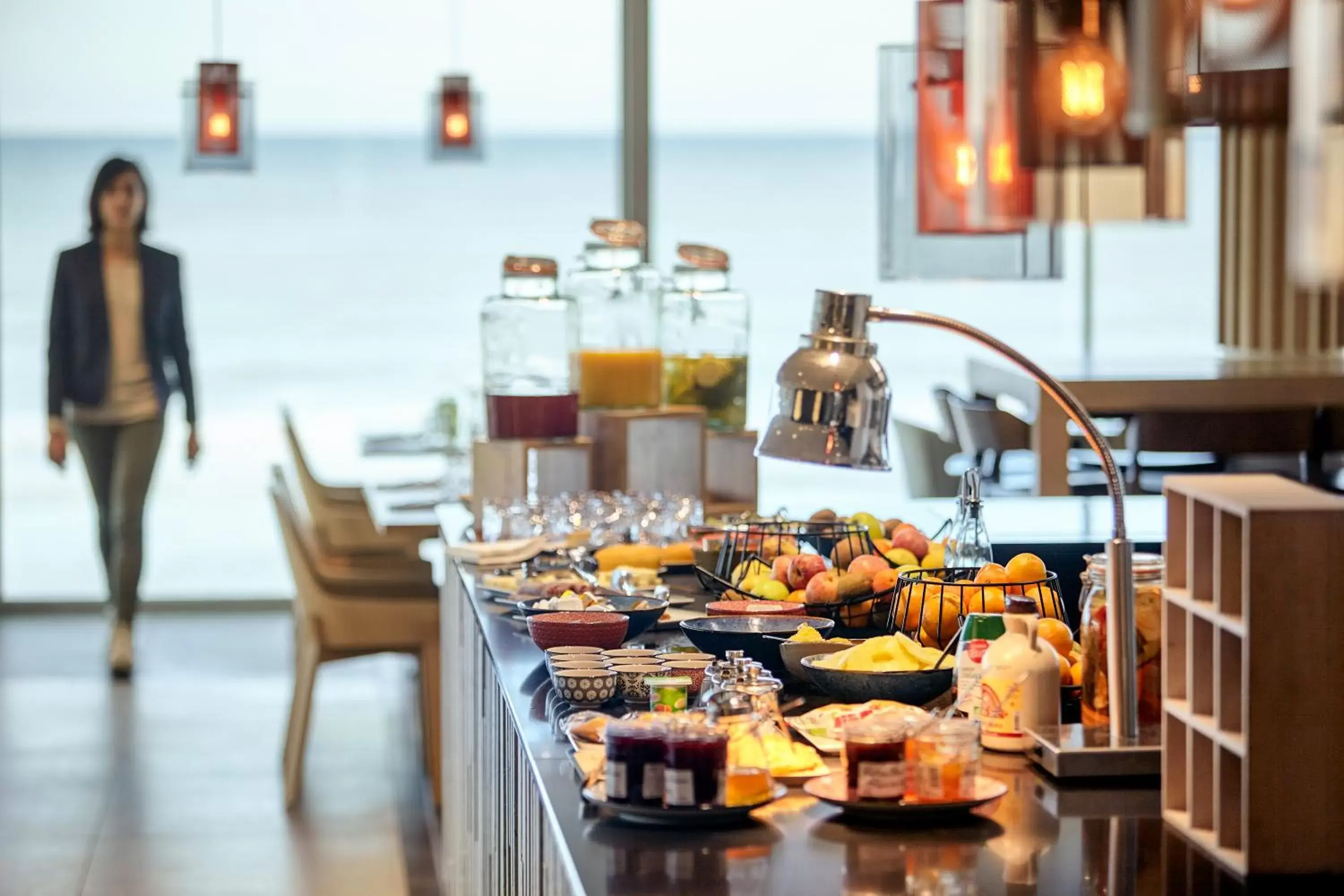 Buffet breakfast in Novotel Thalassa Le Touquet