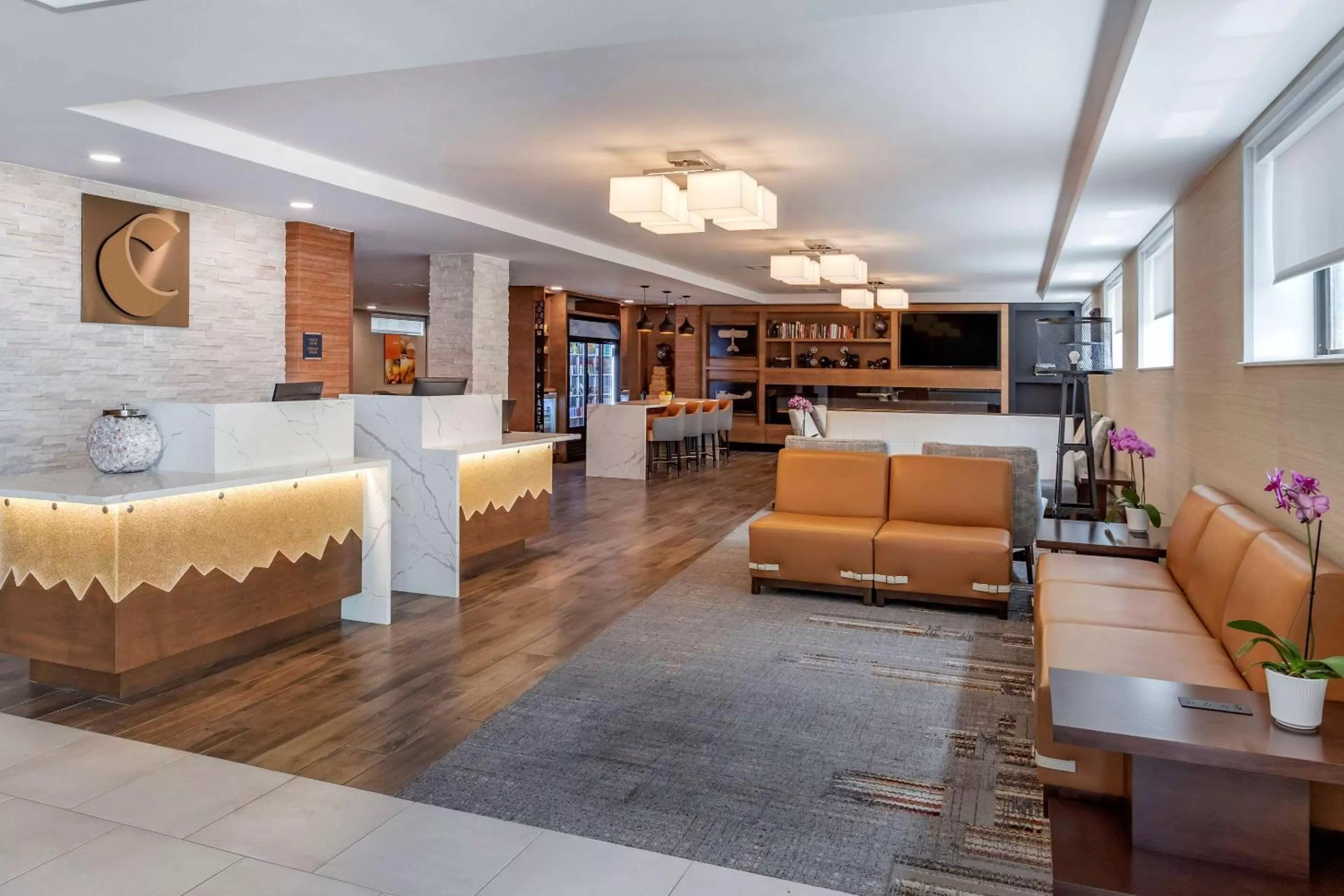 Lobby or reception in Comfort Inn JFK Airport