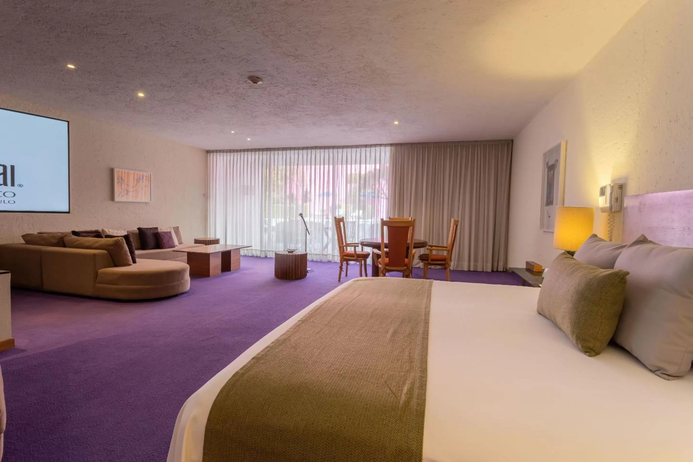 Bedroom, Bed in Camino Real Polanco Mexico