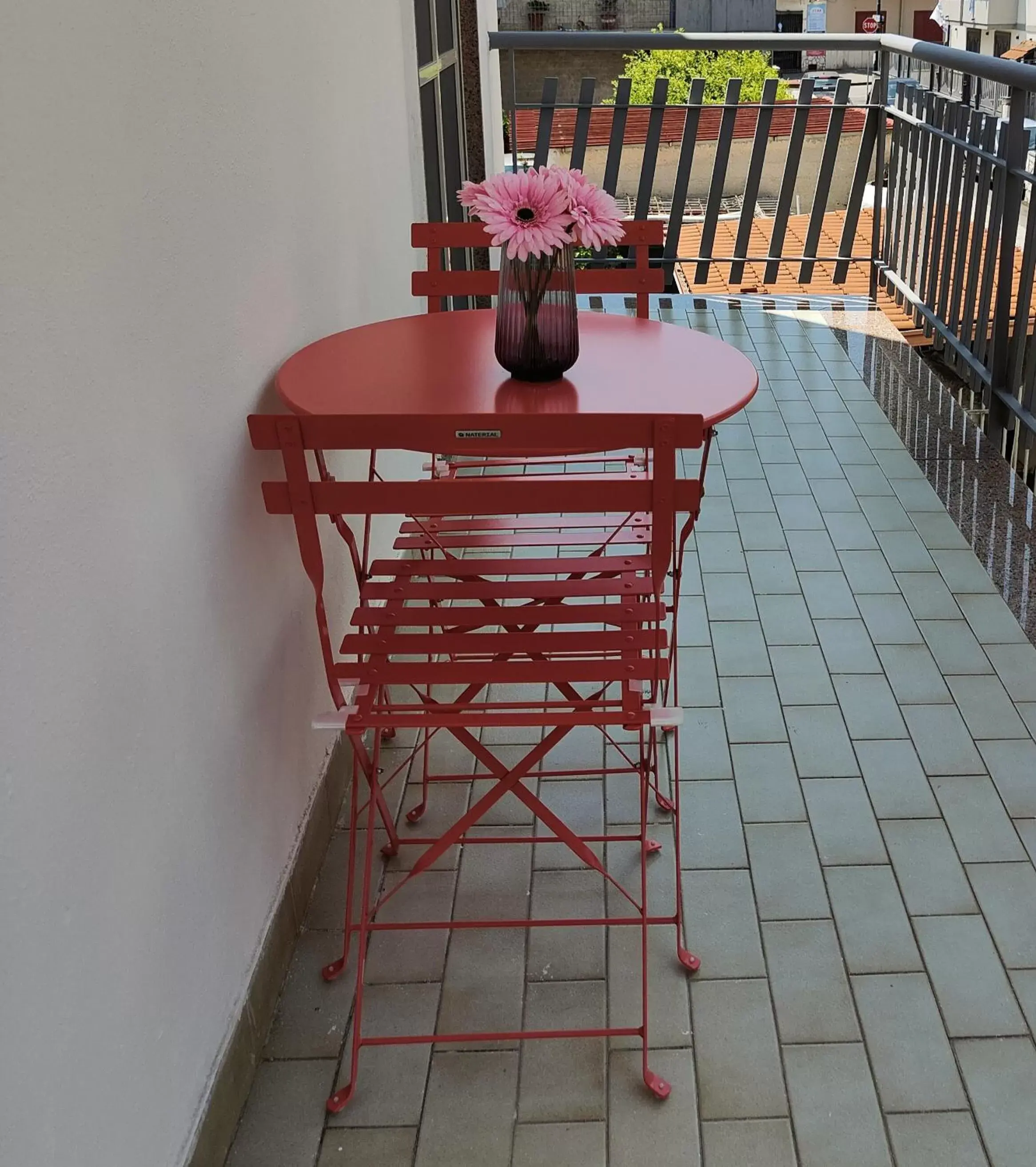 Patio in Pompeya Bed and Breakfast