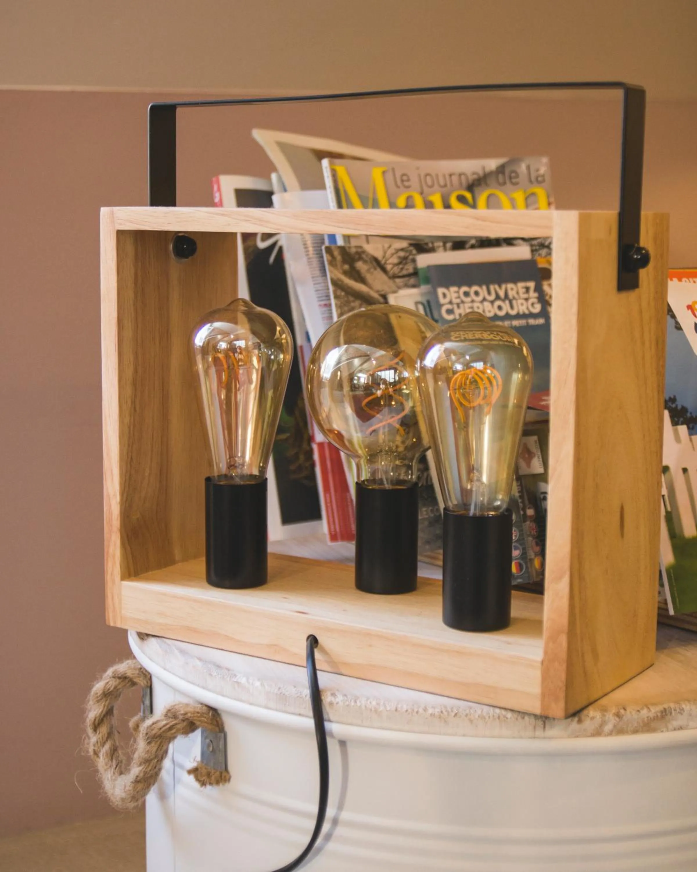 Living room in La Fabrique - Les Loges Normandes