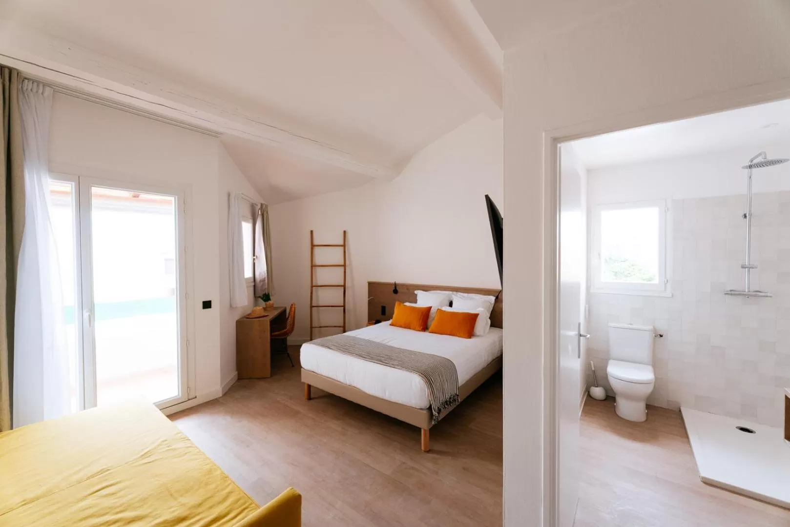 Bed in Hôtel Casa Marina