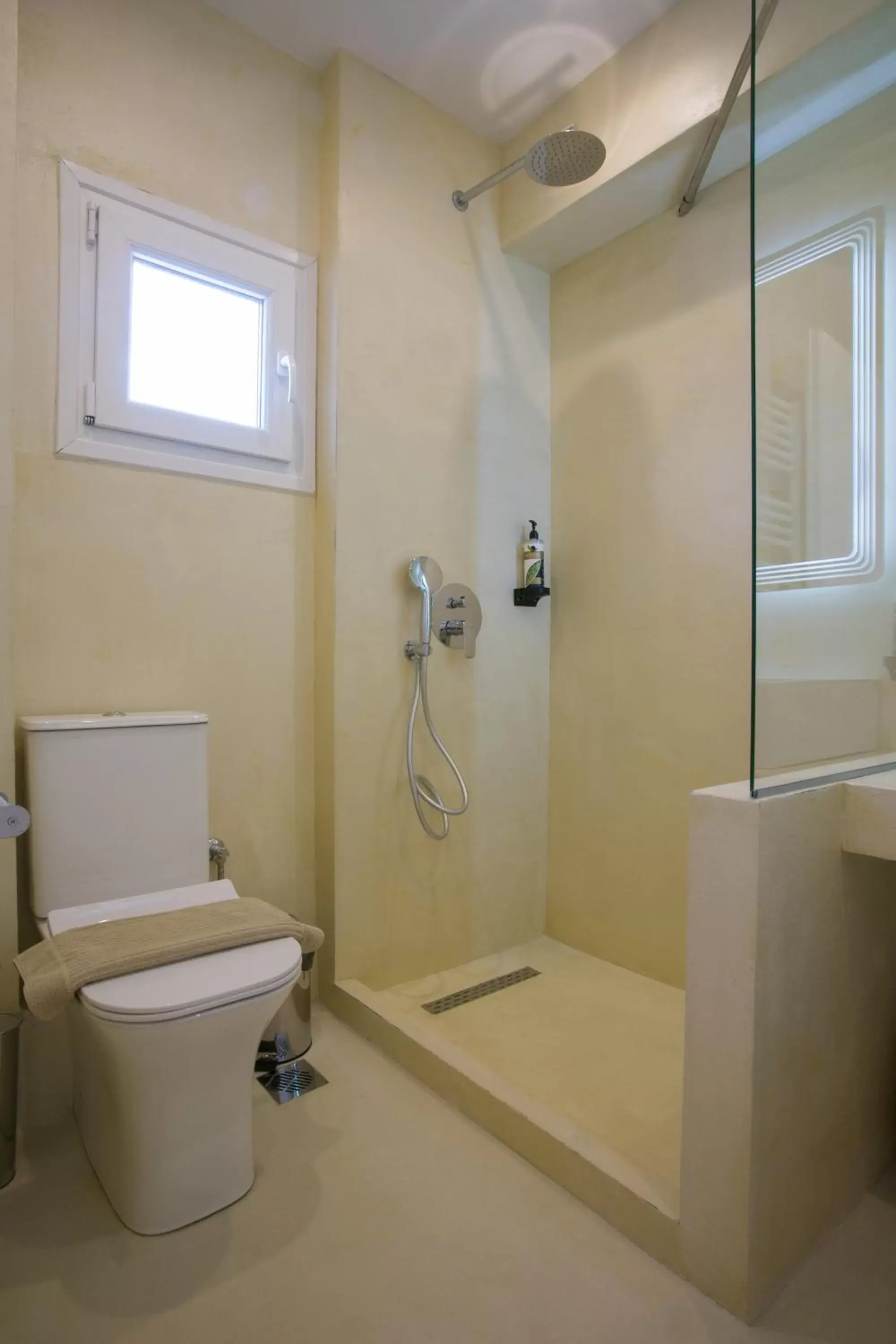Shower, Bathroom in White Corner