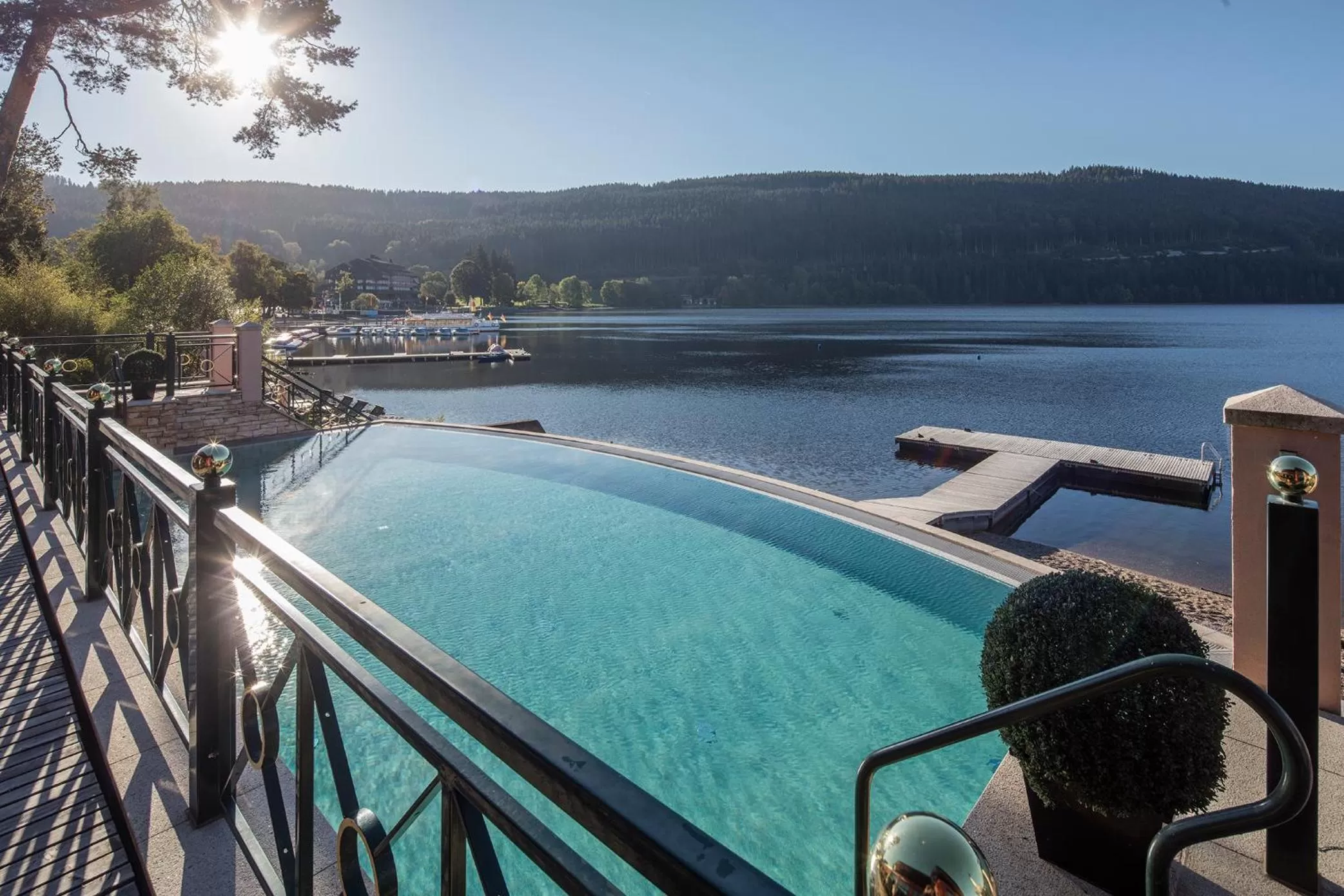 Open Air Bath in Treschers Schwarzwald Hotel