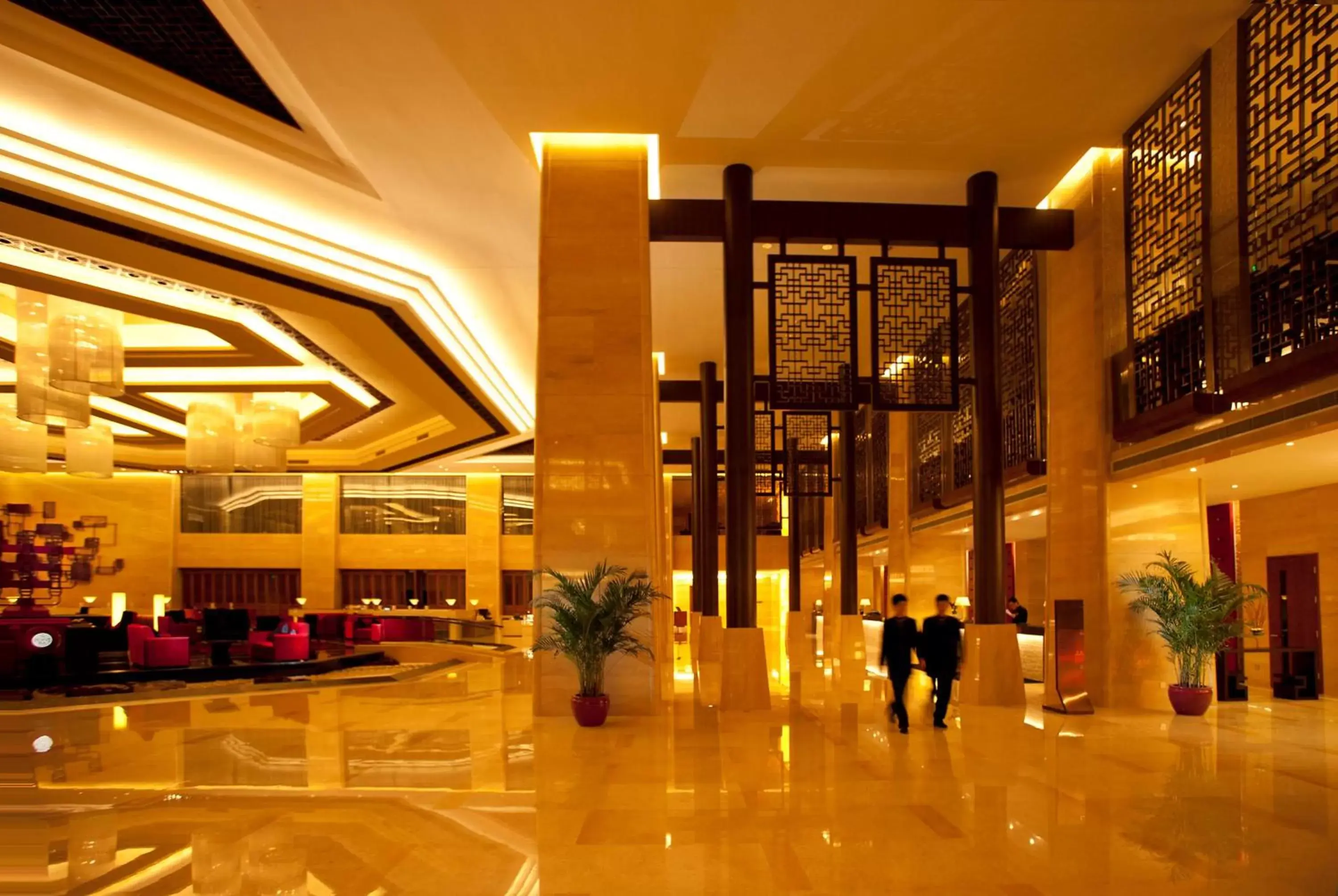 Lobby or reception in Hilton Beijing Capital Airport