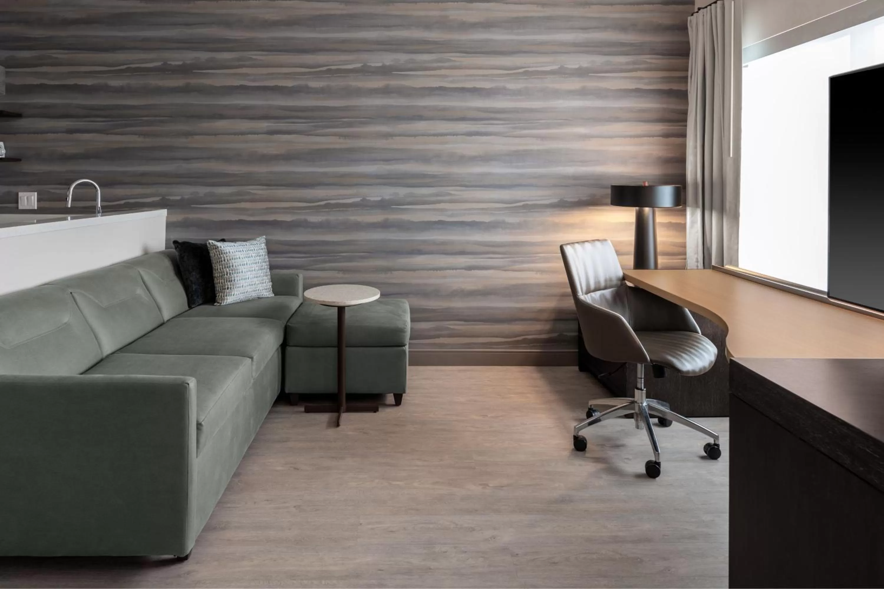 Large King Studio with Sofa Bed - Hearing Accessible in Residence Inn by Marriott Lancaster Palmdale