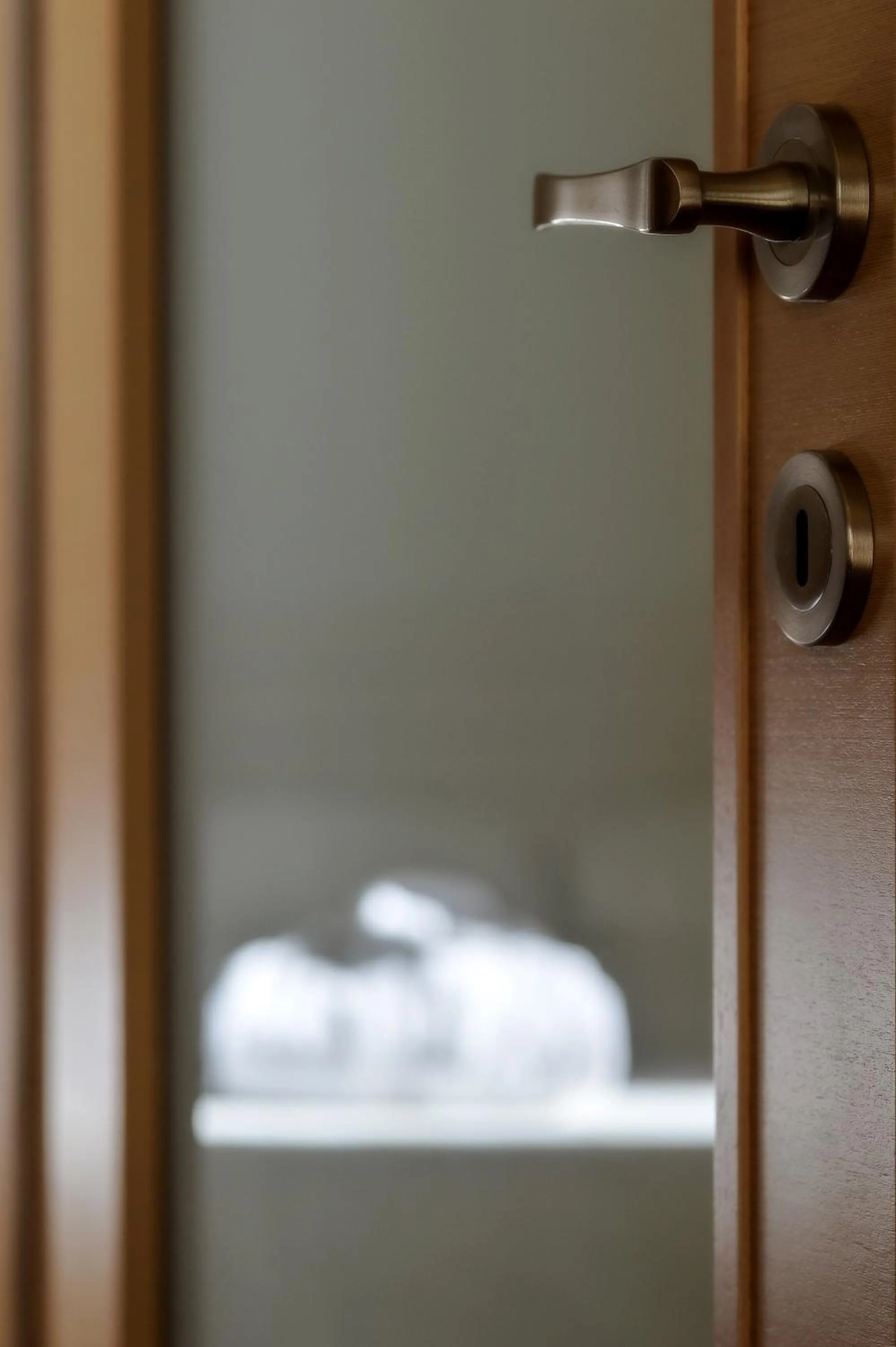 Decorative detail, Bed in Astoria Hotel Thessaloniki