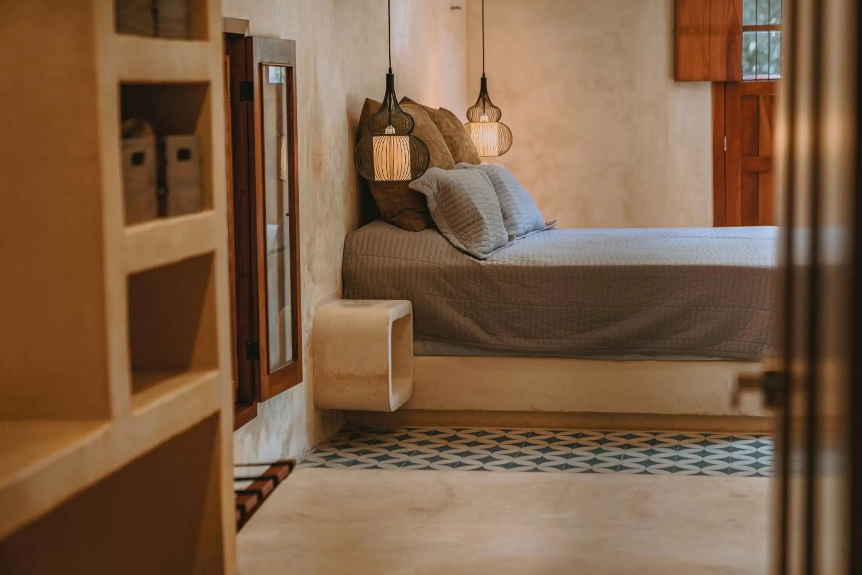 Bed in Destino Mío Mayan Jungle Retreat Bed in Destino Mío Mayan Jungle Retreat