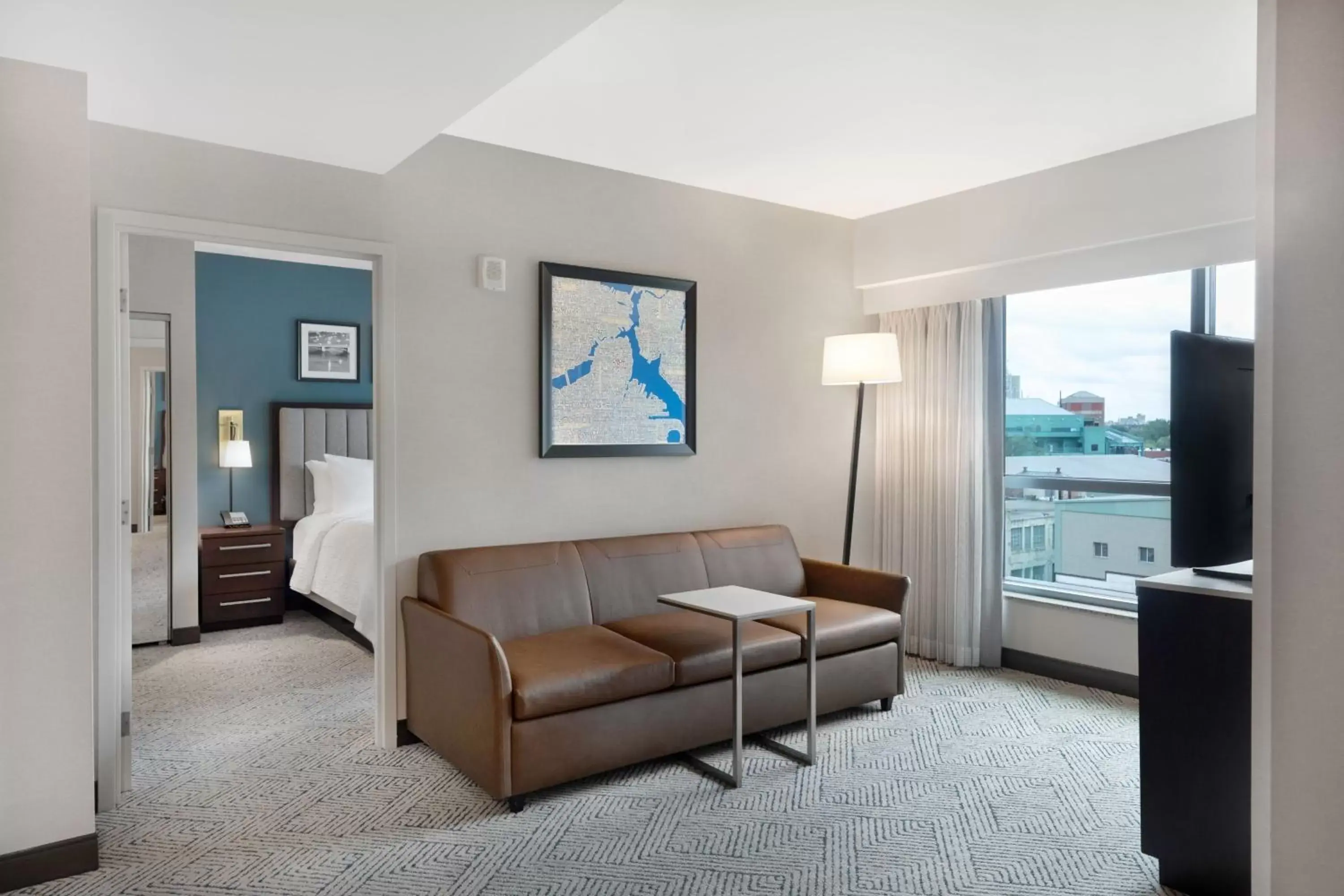 Lounge or bar, Seating Area in Residence Inn by Marriott Boston Back Bay/Fenway