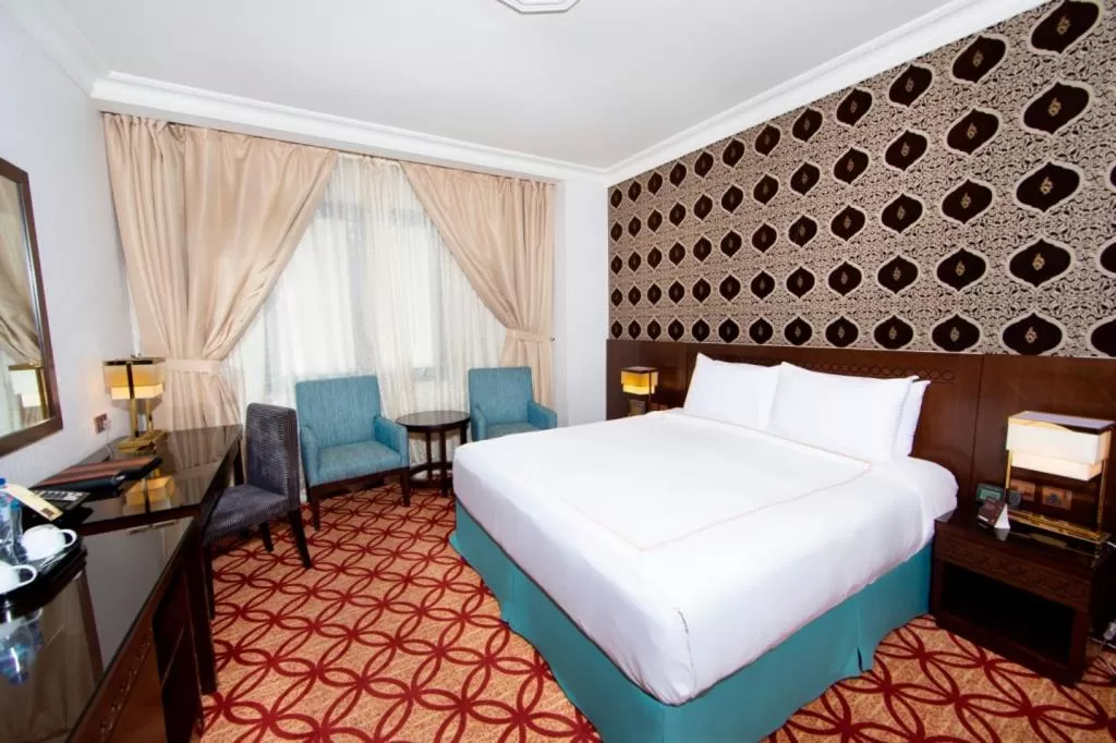 Bed in Dallah Taibah Hotel