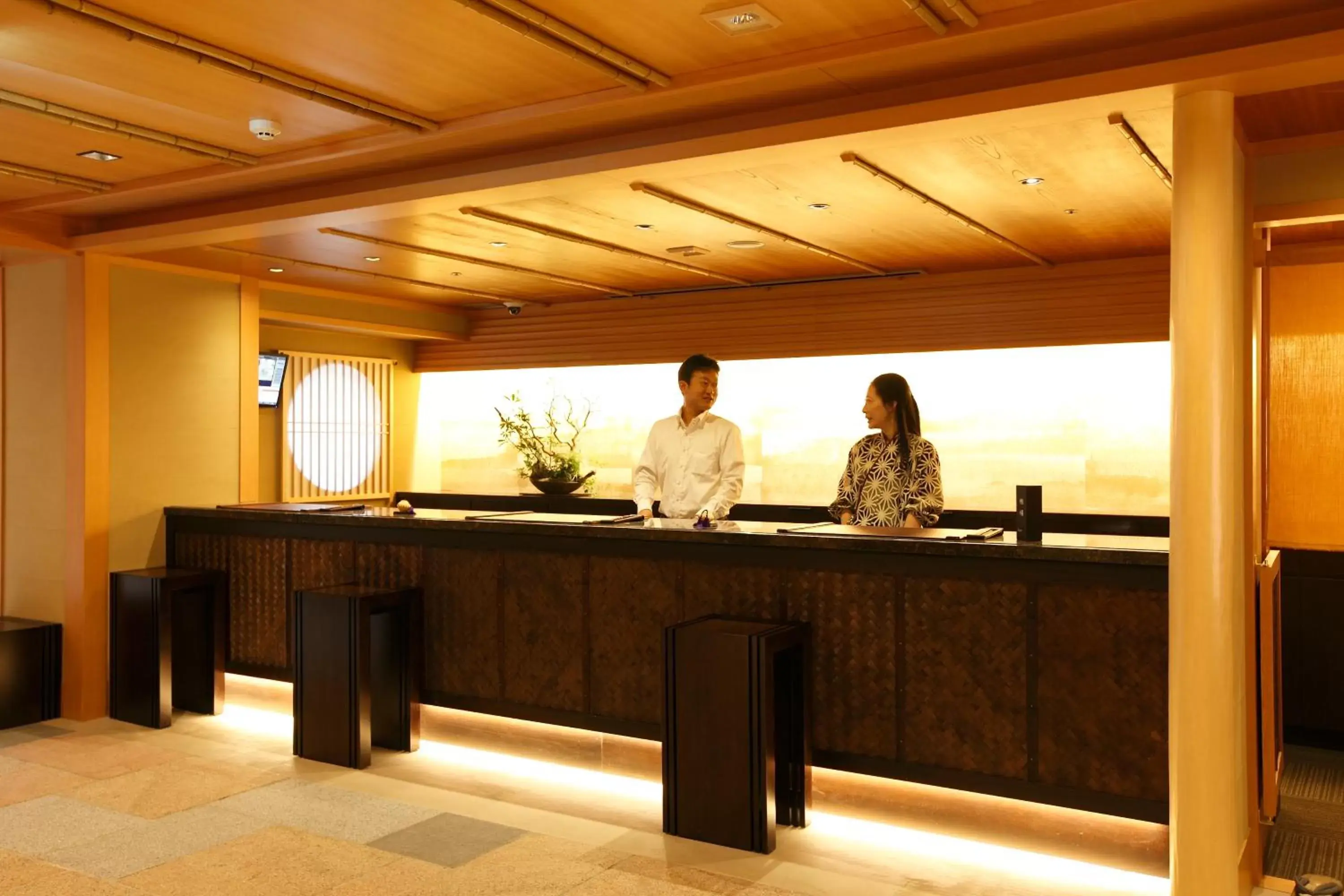 Lobby or reception, Lobby/Reception in Kadensho, Arashiyama Onsen, Kyoto - Kyoritsu Resort