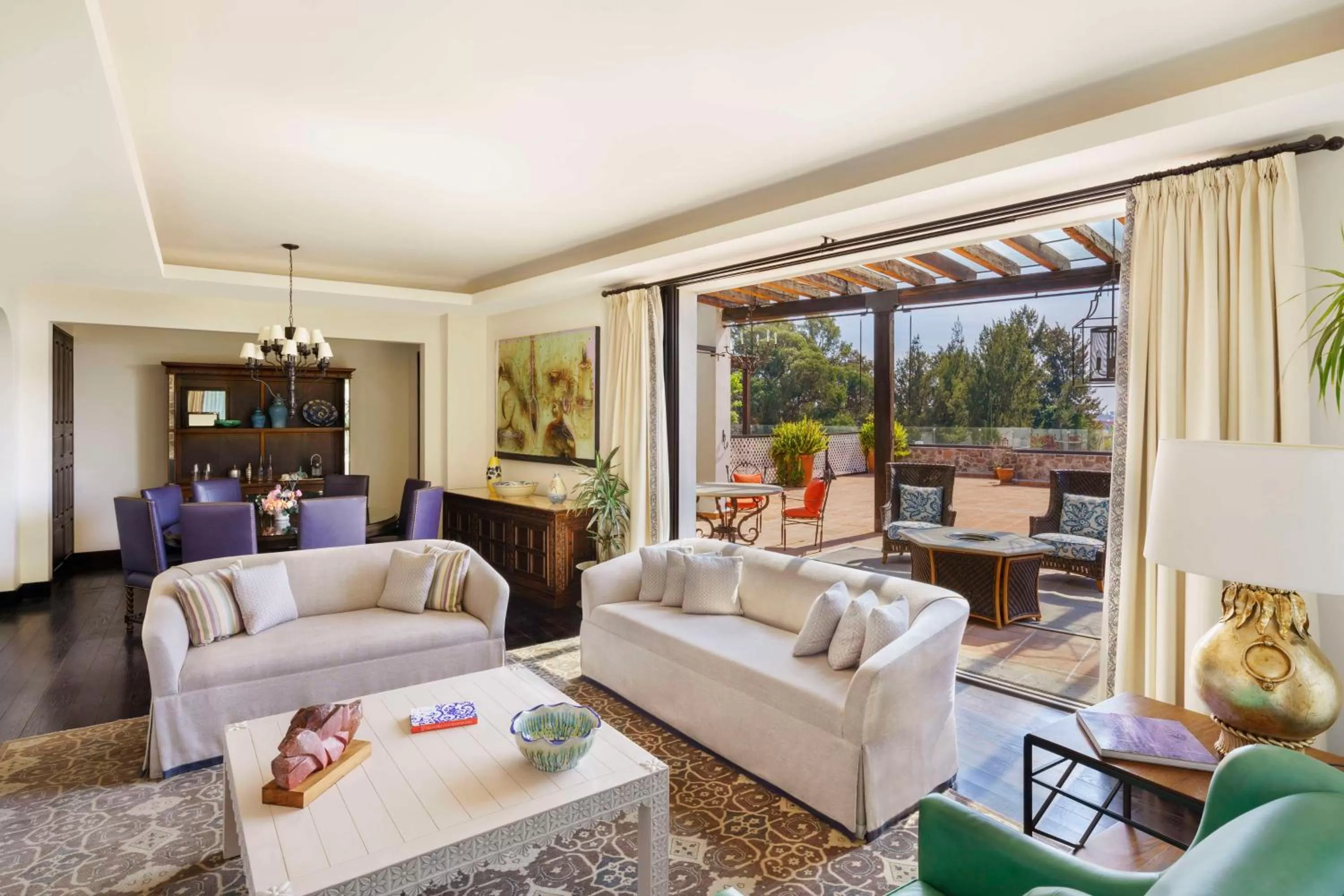 Balcony/Terrace in Banyan Tree Puebla