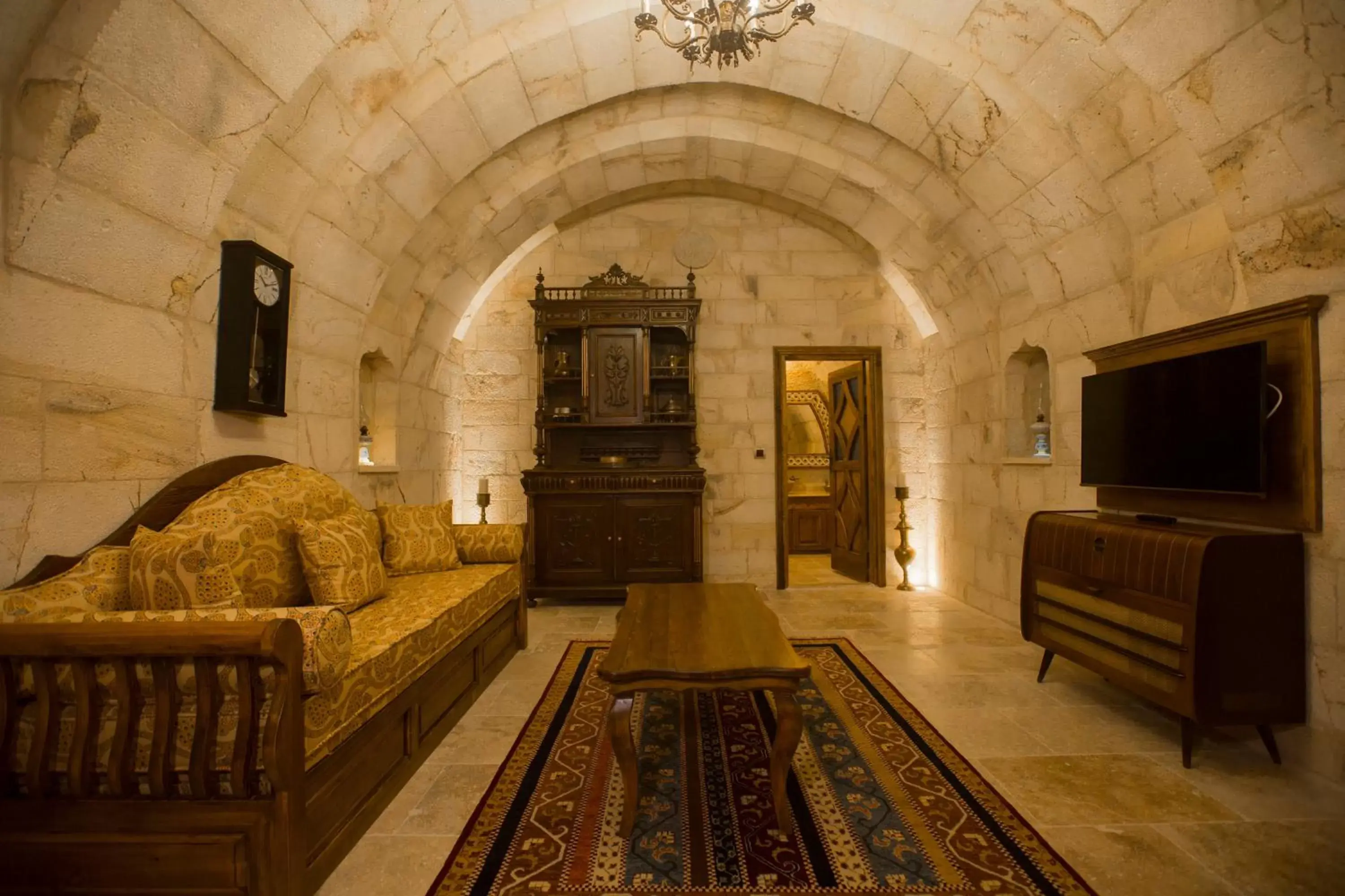 Living room, Lounge/Bar in Kayakapi Premium Caves Cappadocia