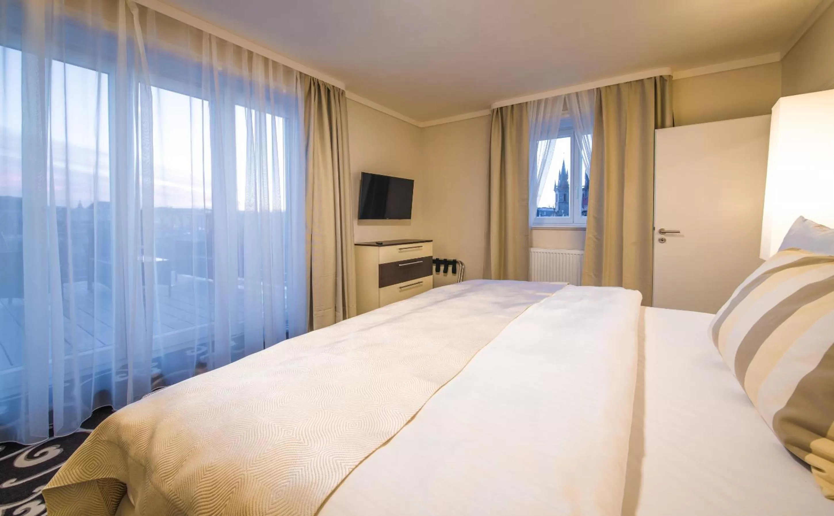 Bed in Grand Hotel Bohemia