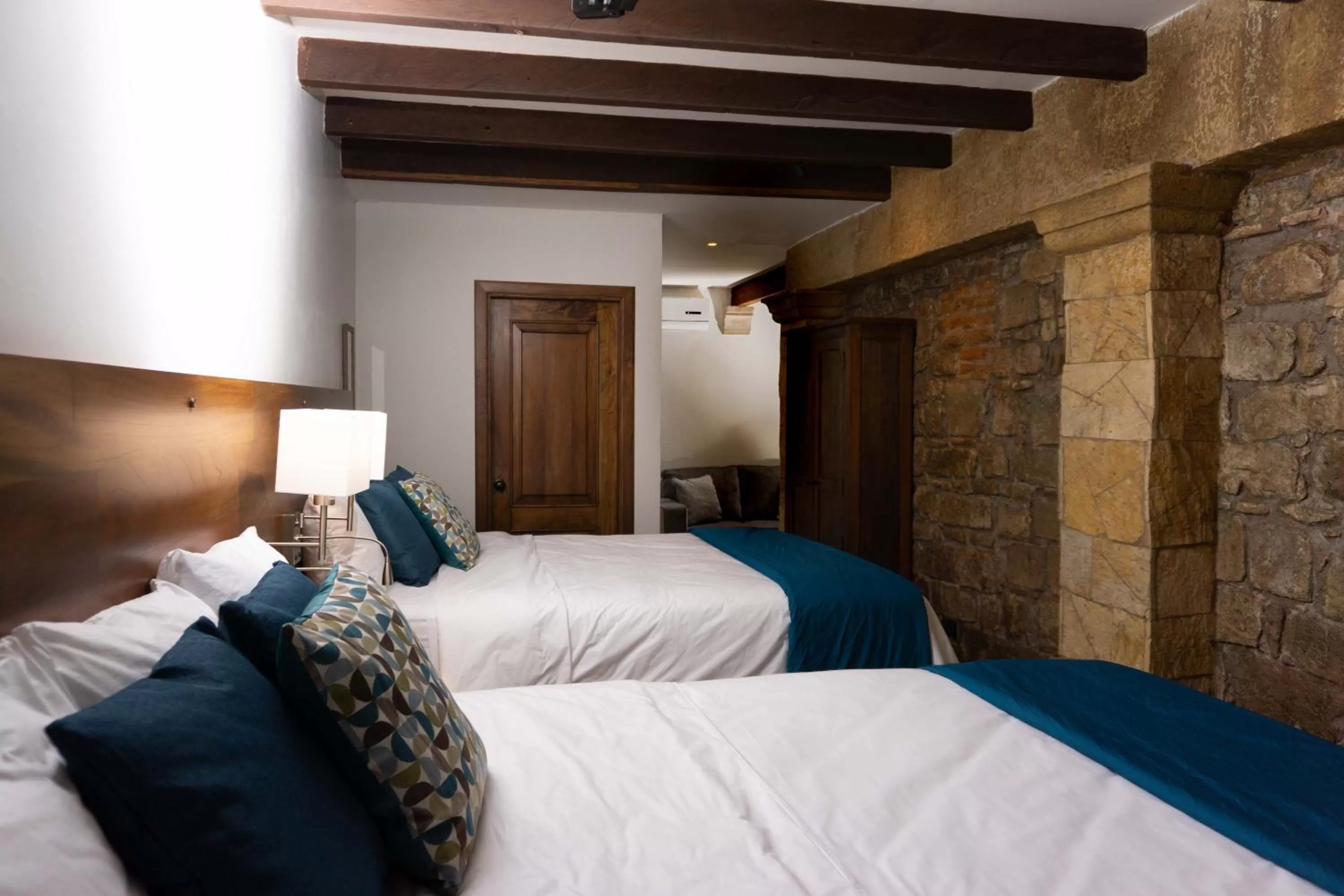 Bed in Casa Villamil Boutique Hotel