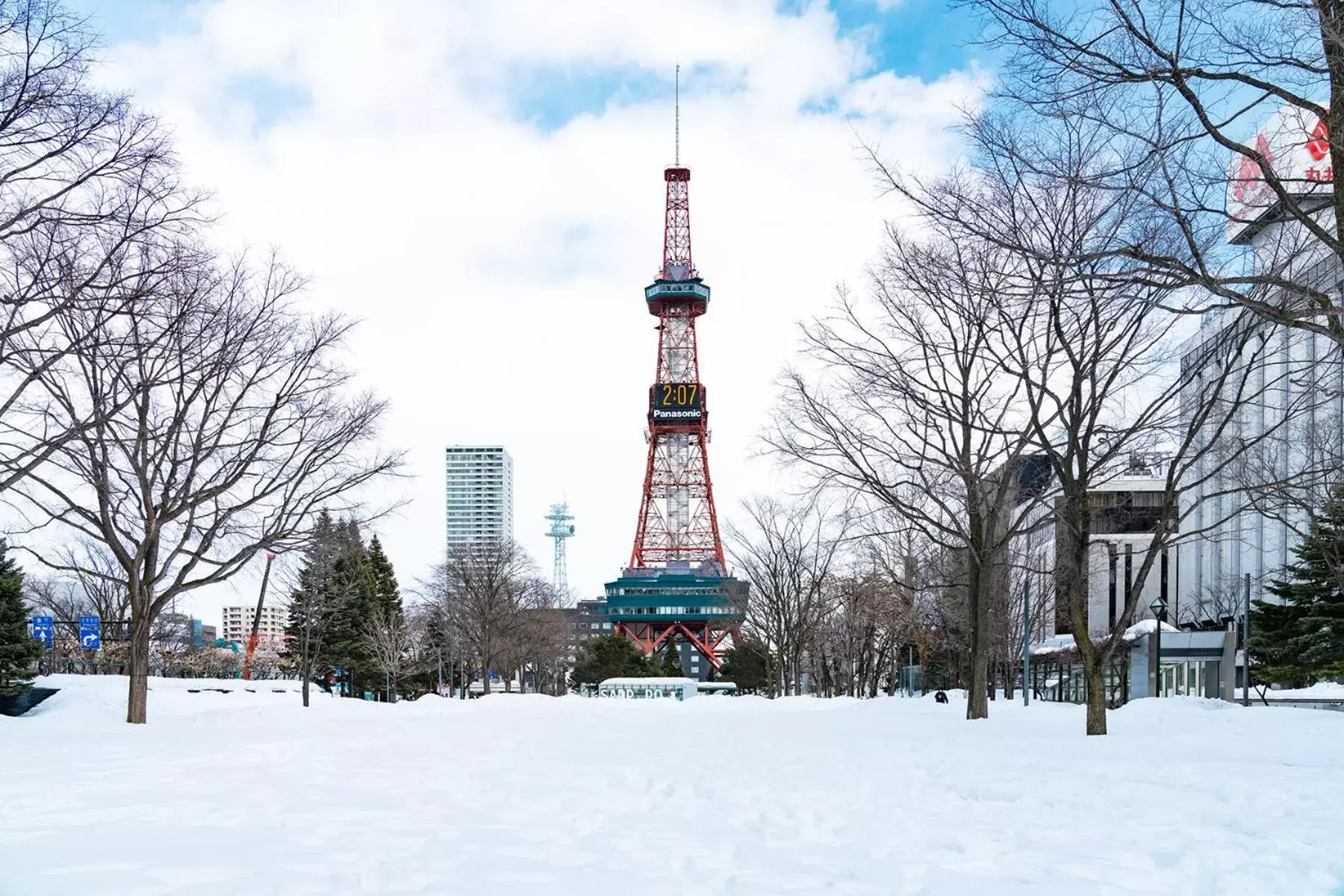 Nearby landmark, Winter in THE KNOT SAPPORO