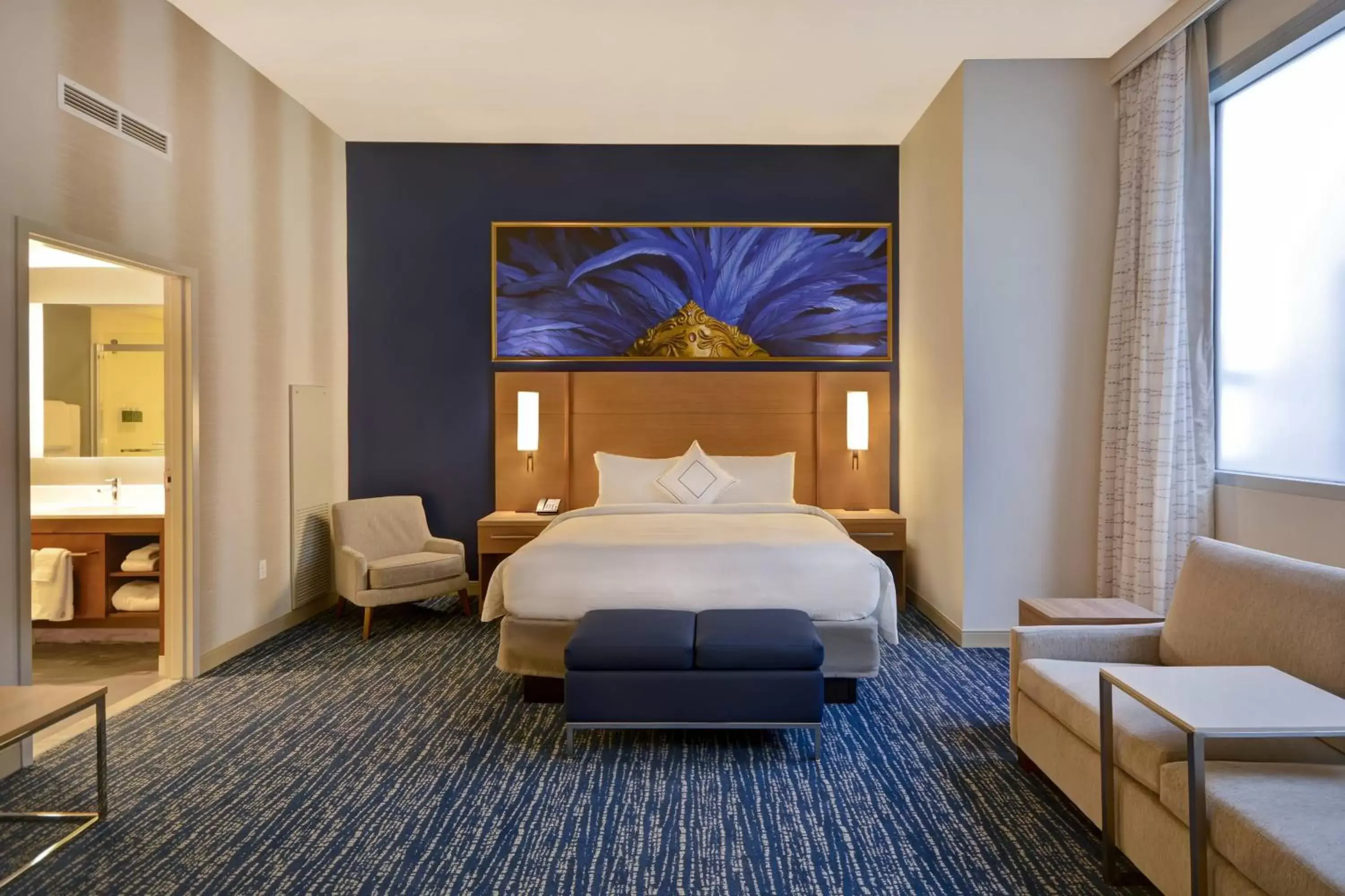 Bedroom, Bed in Residence Inn by Marriott New Orleans French Quarter Area/Cen B