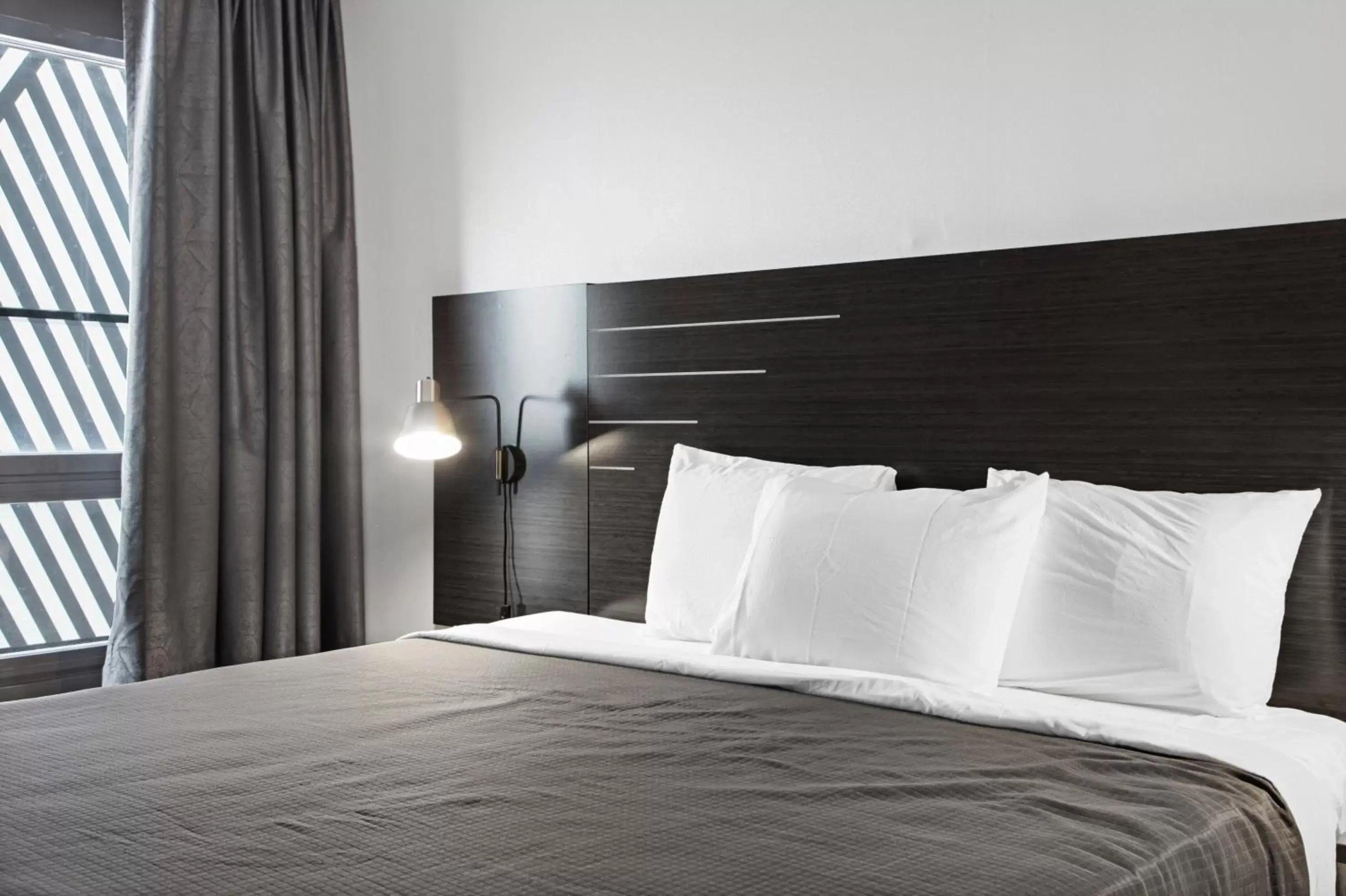 Bed in Casa Azul Hotel Blu-UBS Arena