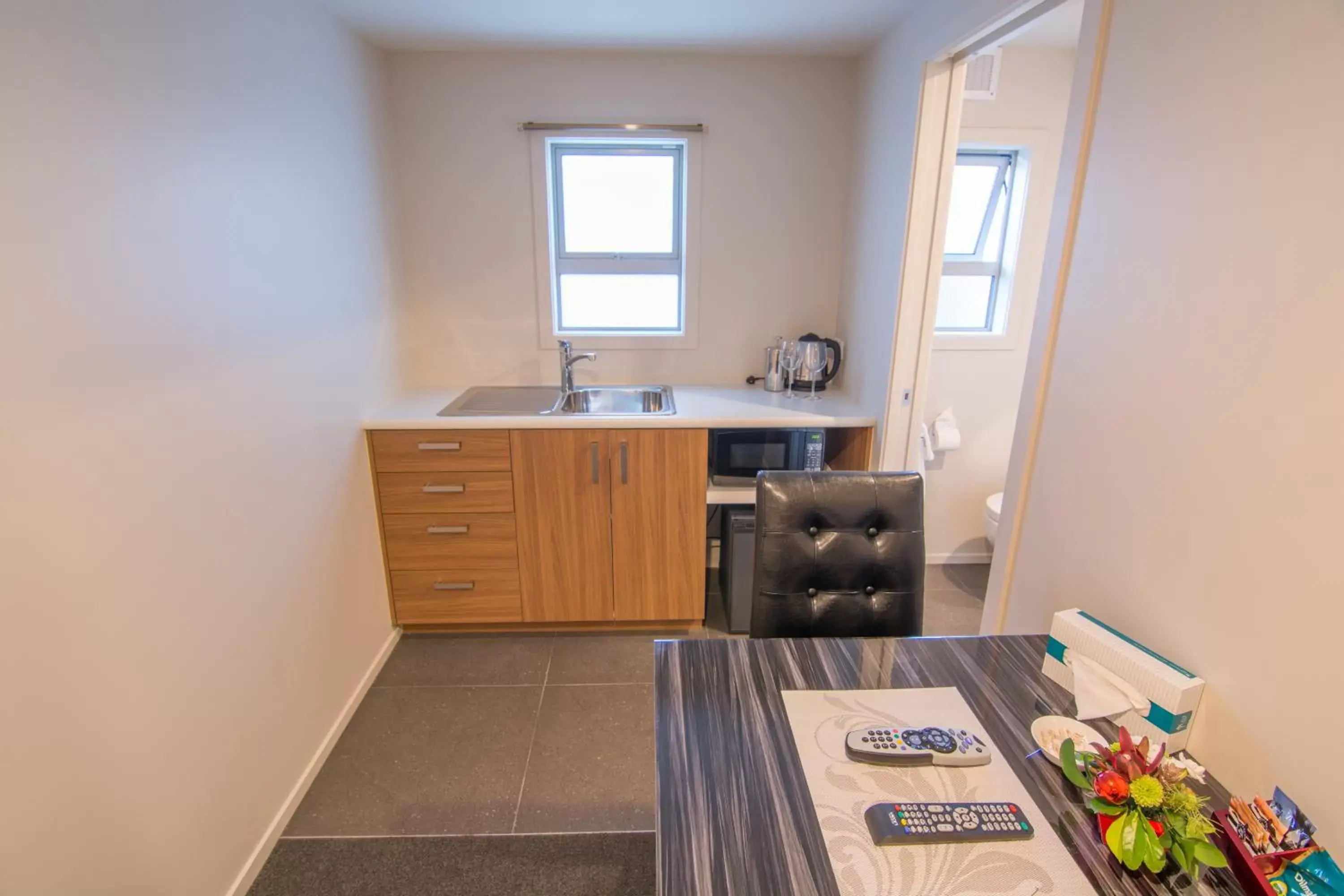 Kitchen or kitchenette in 311 Motel Riccarton