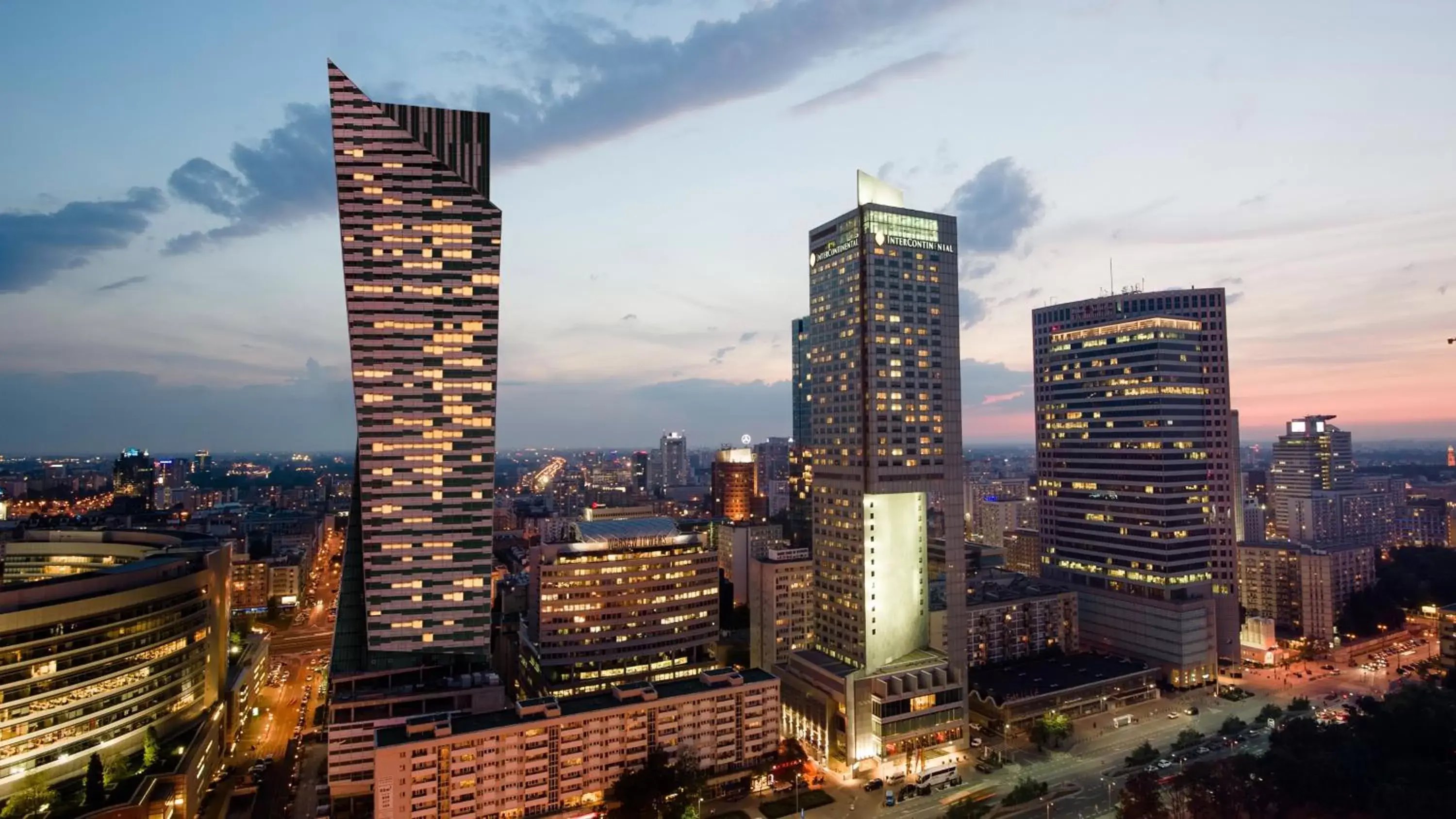 Property building in InterContinental Warszawa, an IHG Hotel