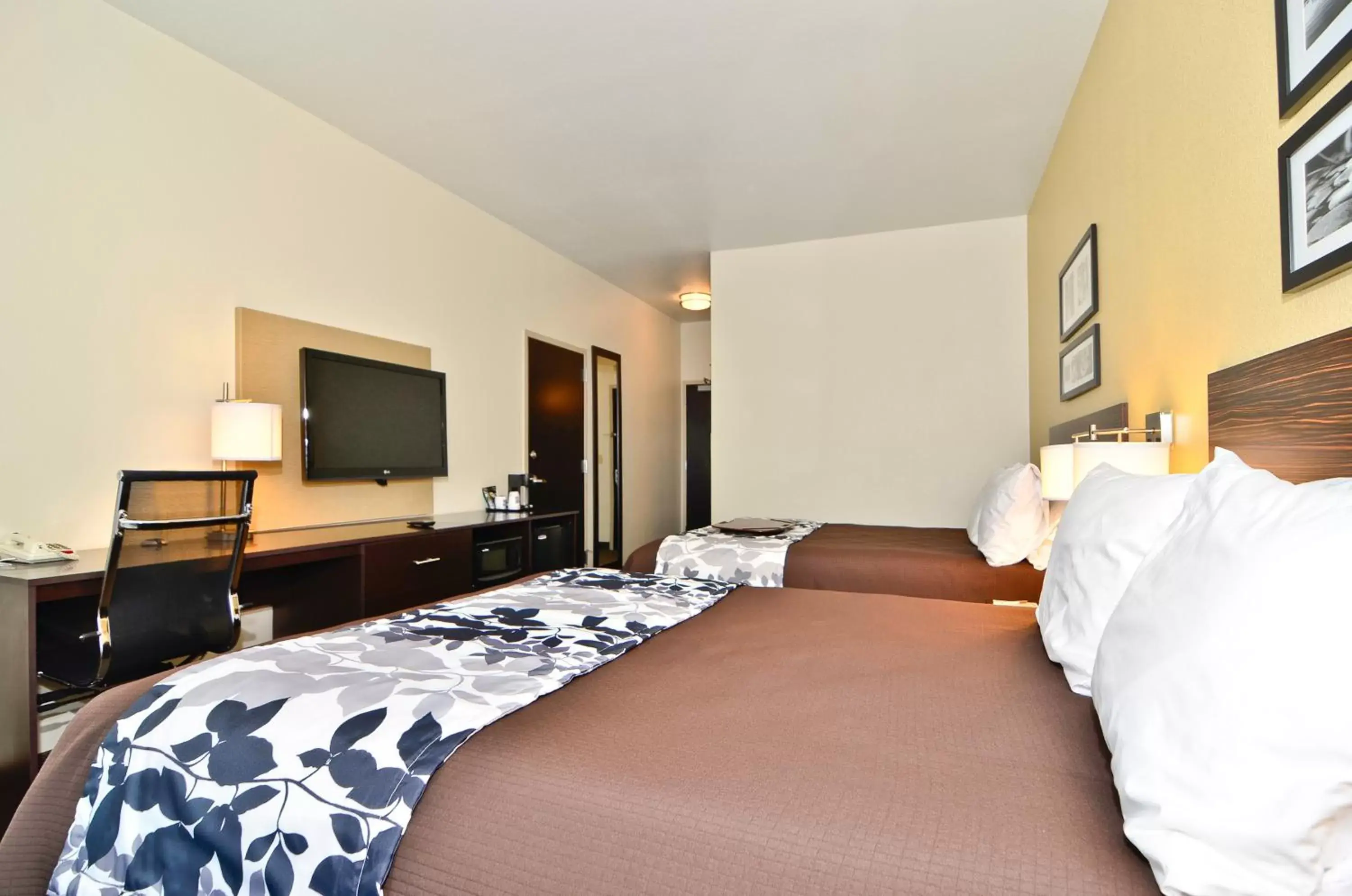 Queen Room with Two Queen Beds - Non-Smoking in Sleep Inn & Suites Miles City