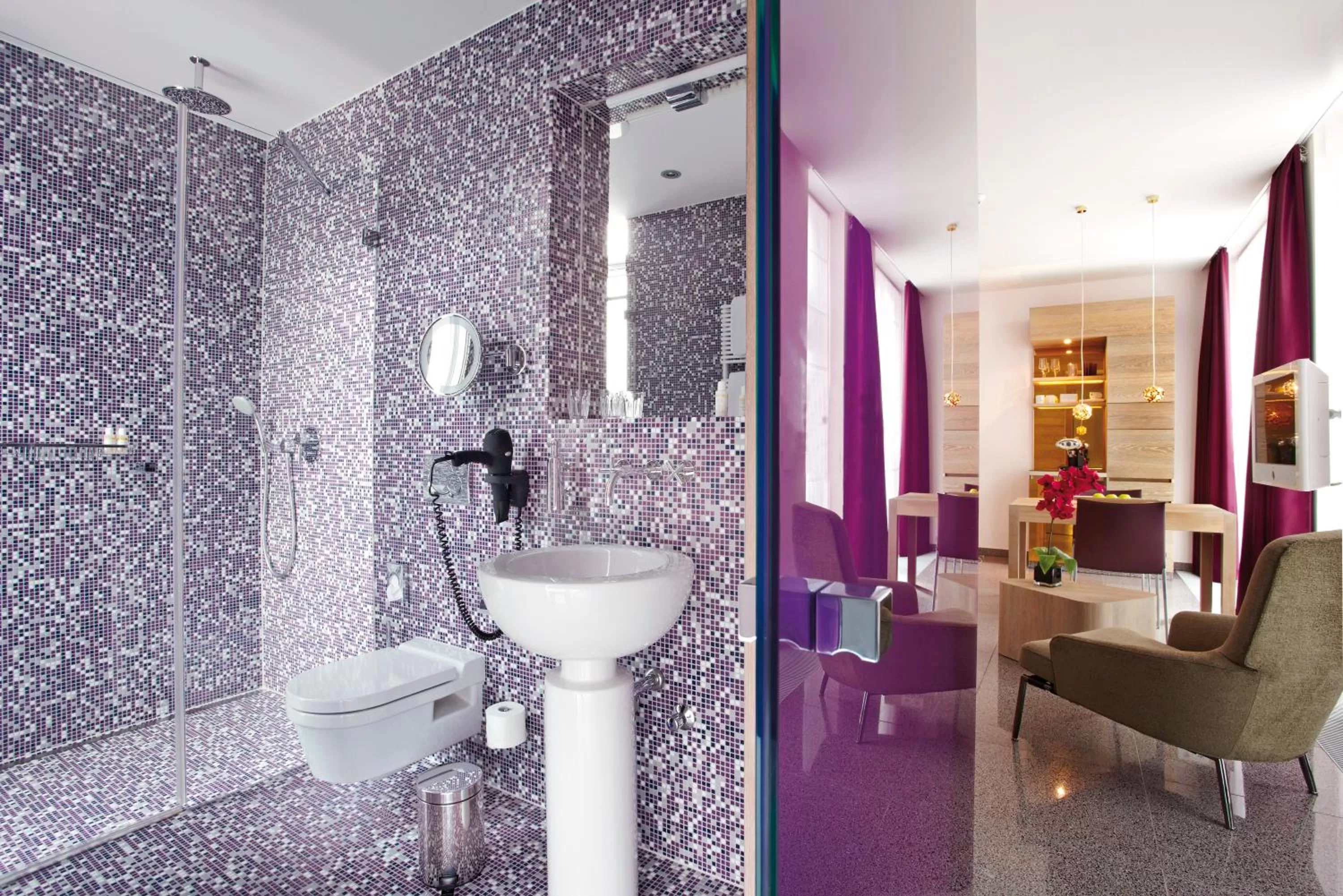 Bathroom in abito Suites