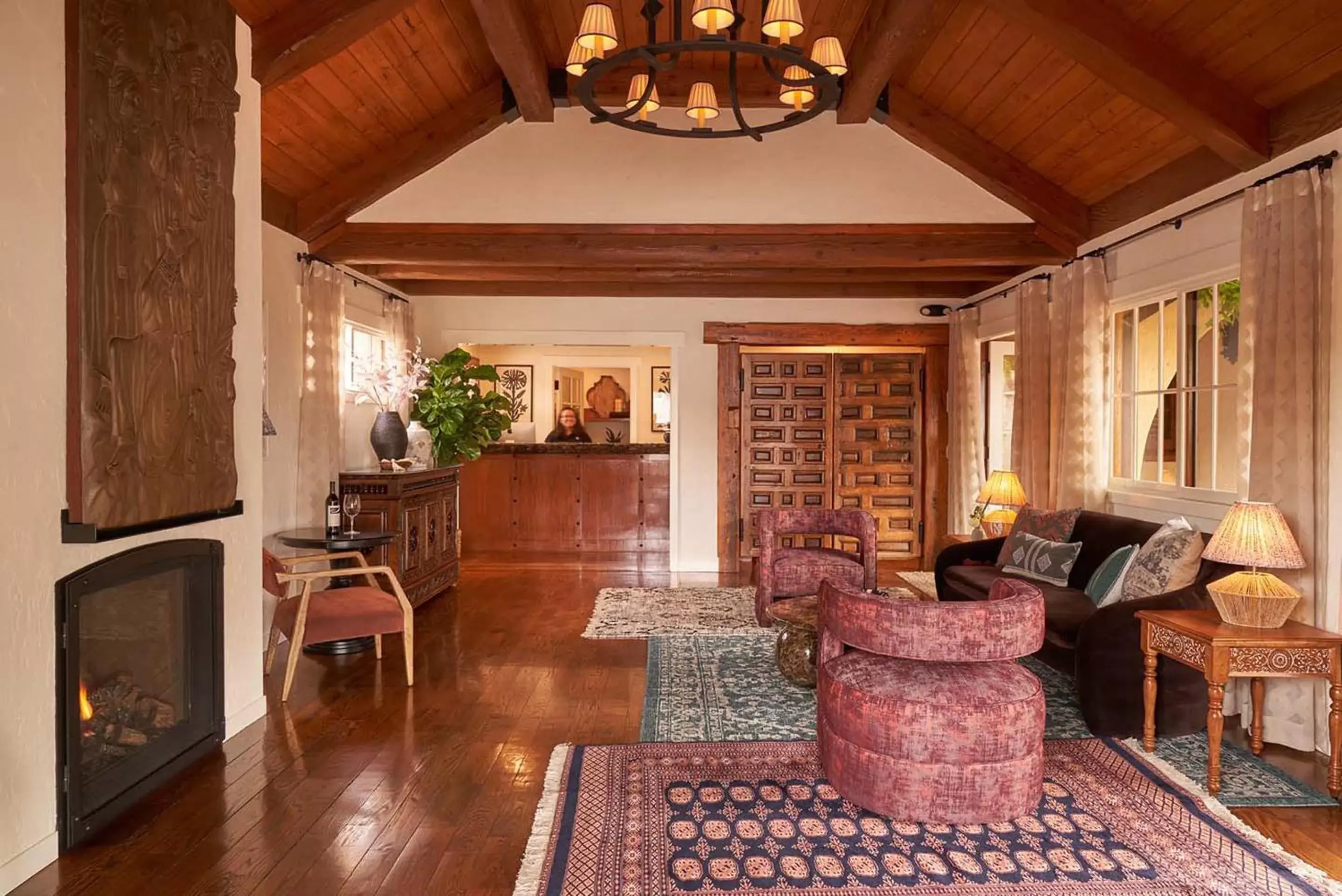 Lobby or reception, Seating Area in Rancho Caymus Inn