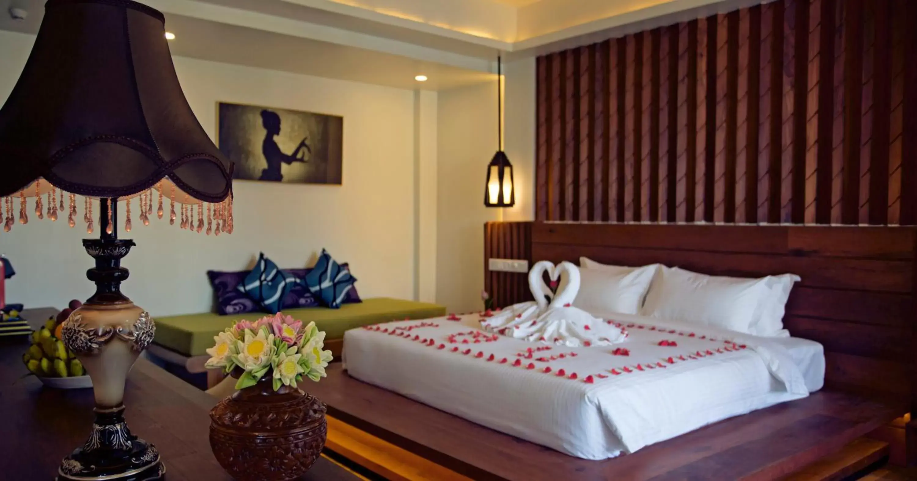 Bed in HARI Residence & Spa