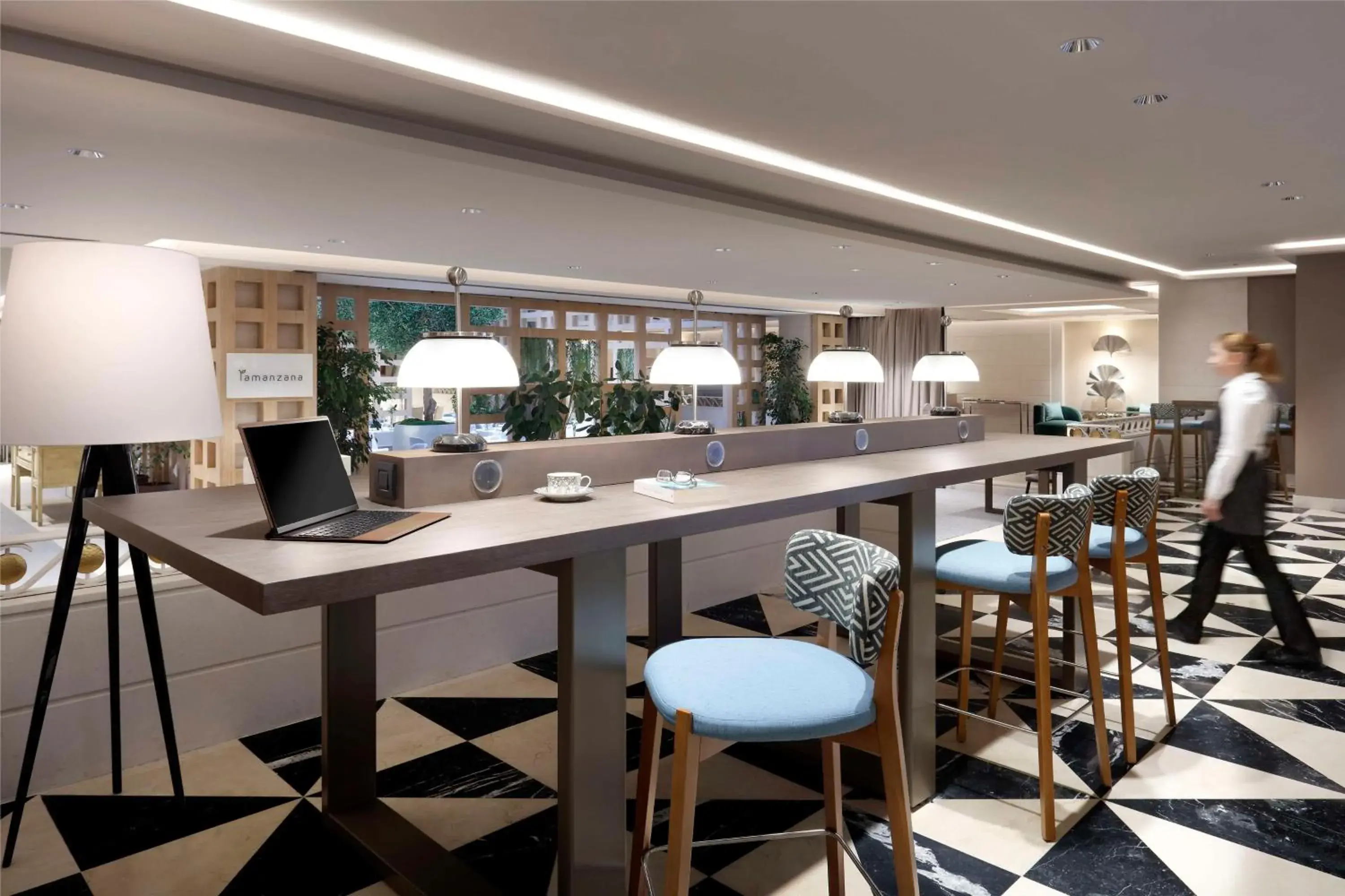 Lounge or bar, Restaurant/Places to Eat in Hyatt Regency Hesperia Madrid