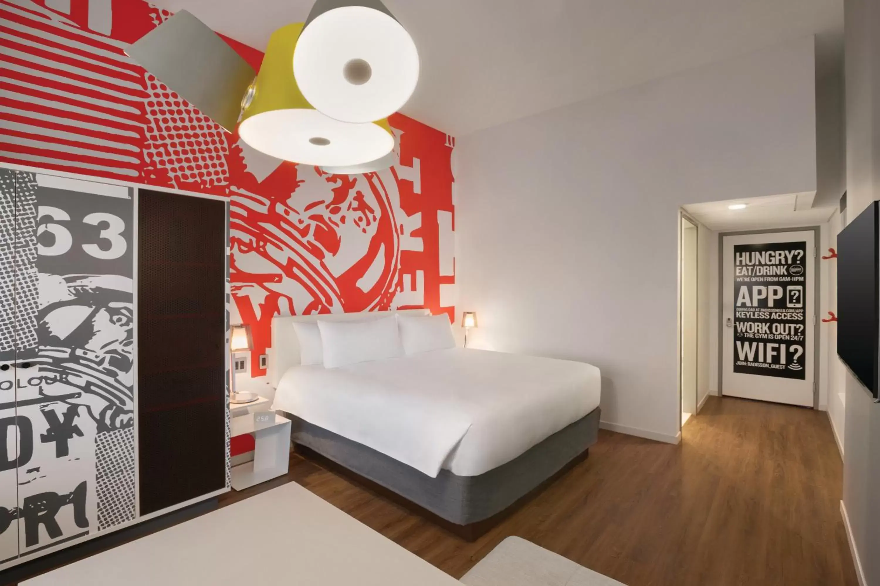 Photo of the whole room, Bed in Radisson Red Minneapolis Downtown Photo of the whole room, Bed in Radisson Red Minneapolis Downtown