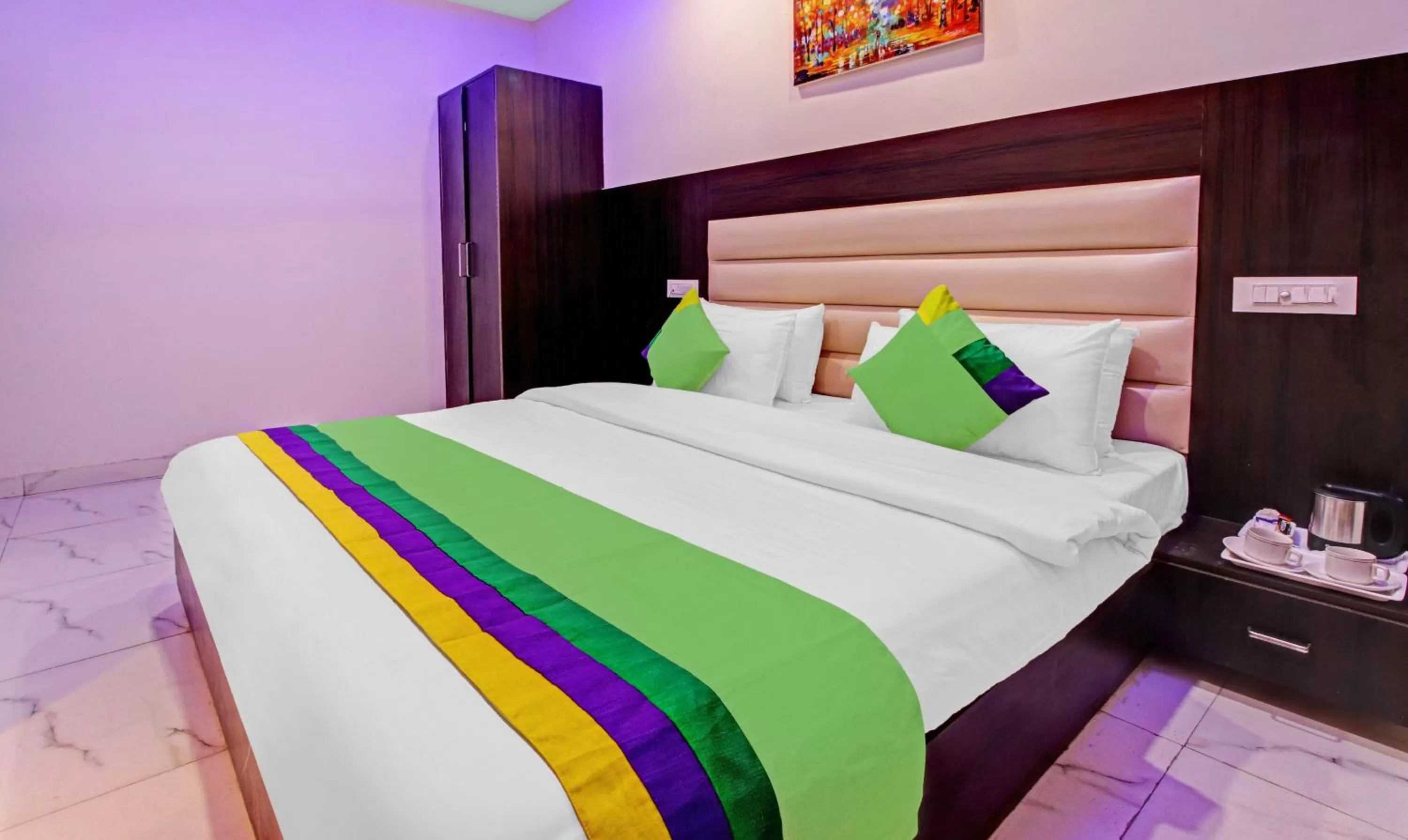 Bed in Treebo Trend Jugnu