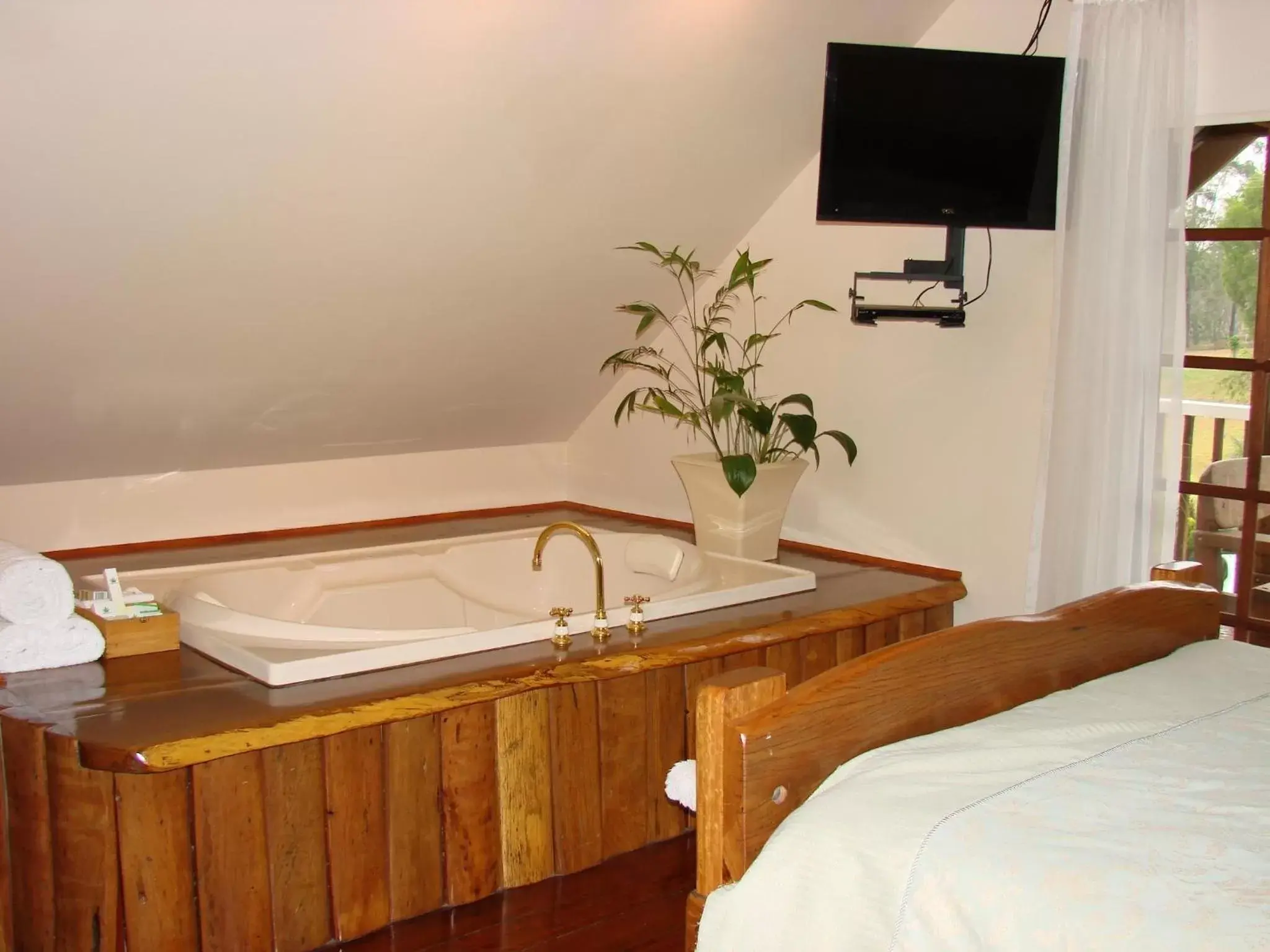 Bathroom, TV/Entertainment Center in Clarence River Bed & Breakfast