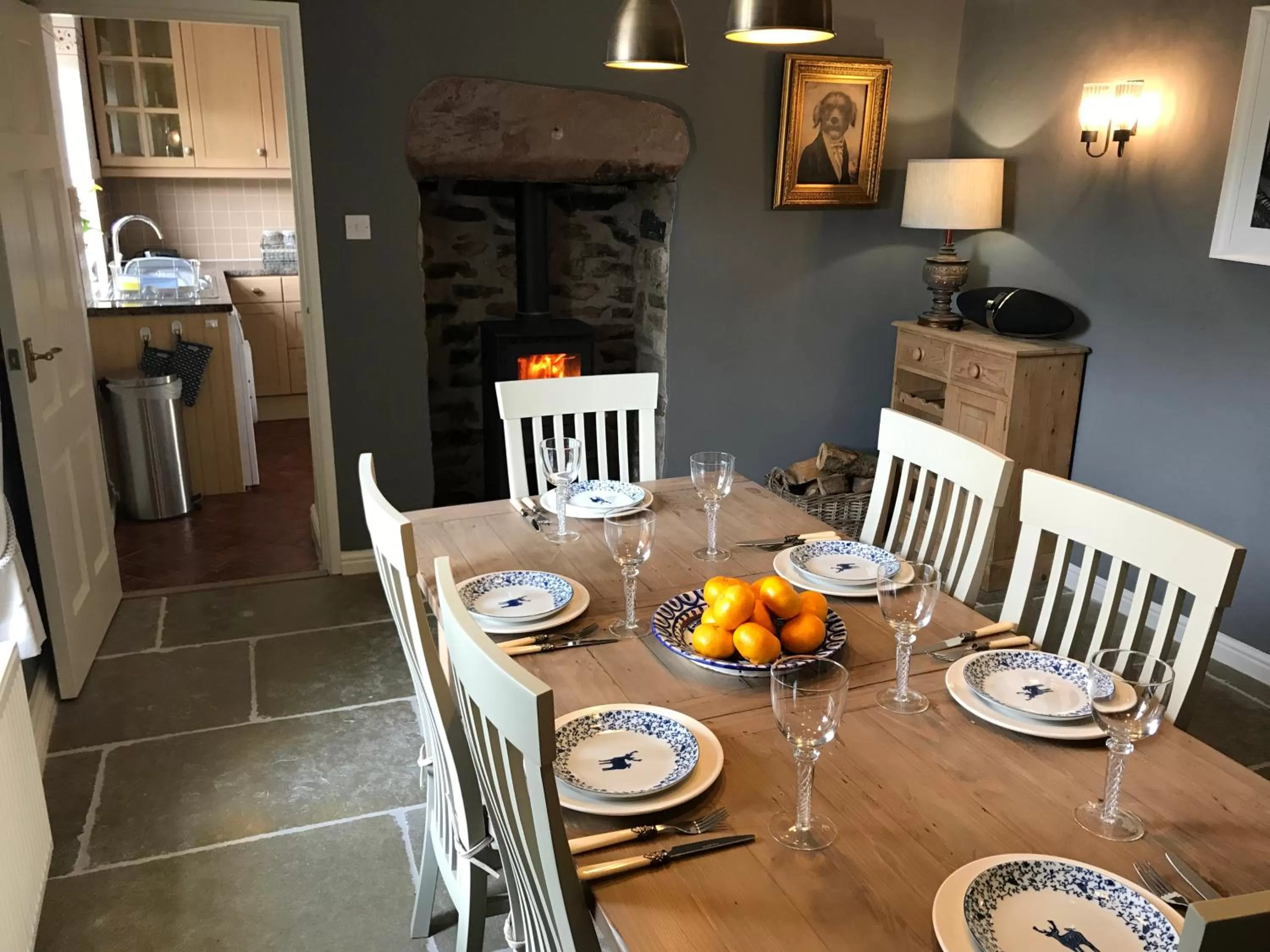 Dining area in The Old Hall Inn