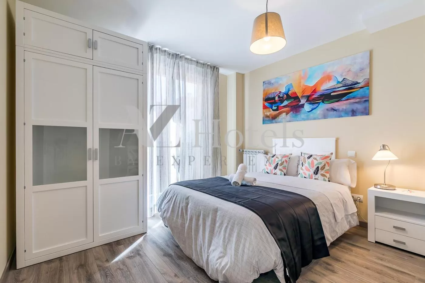 Bed in AYZ Villegas - Auto check-in property