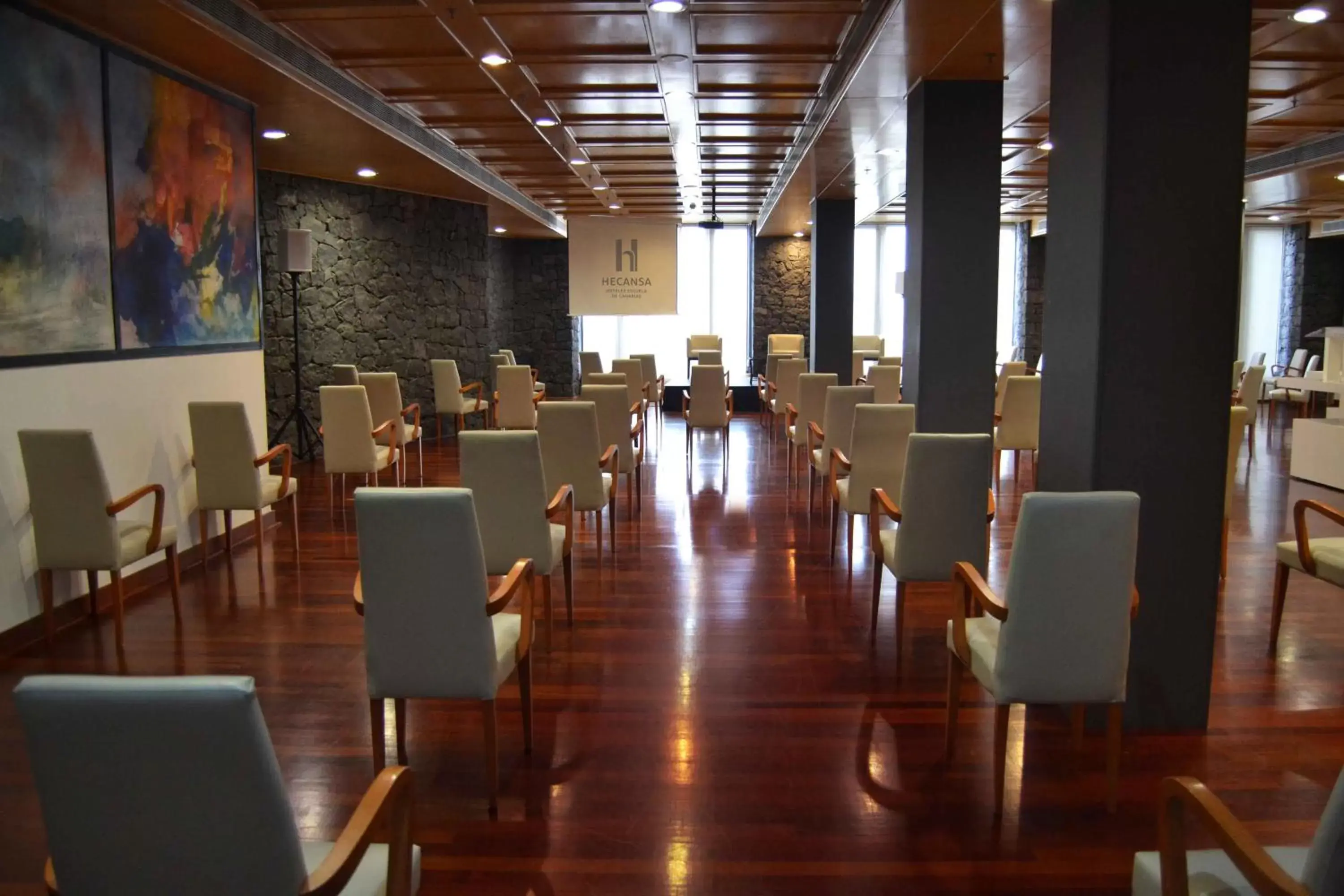 Seating area, Restaurant/Places to Eat in Hotel Escuela Santa Cruz