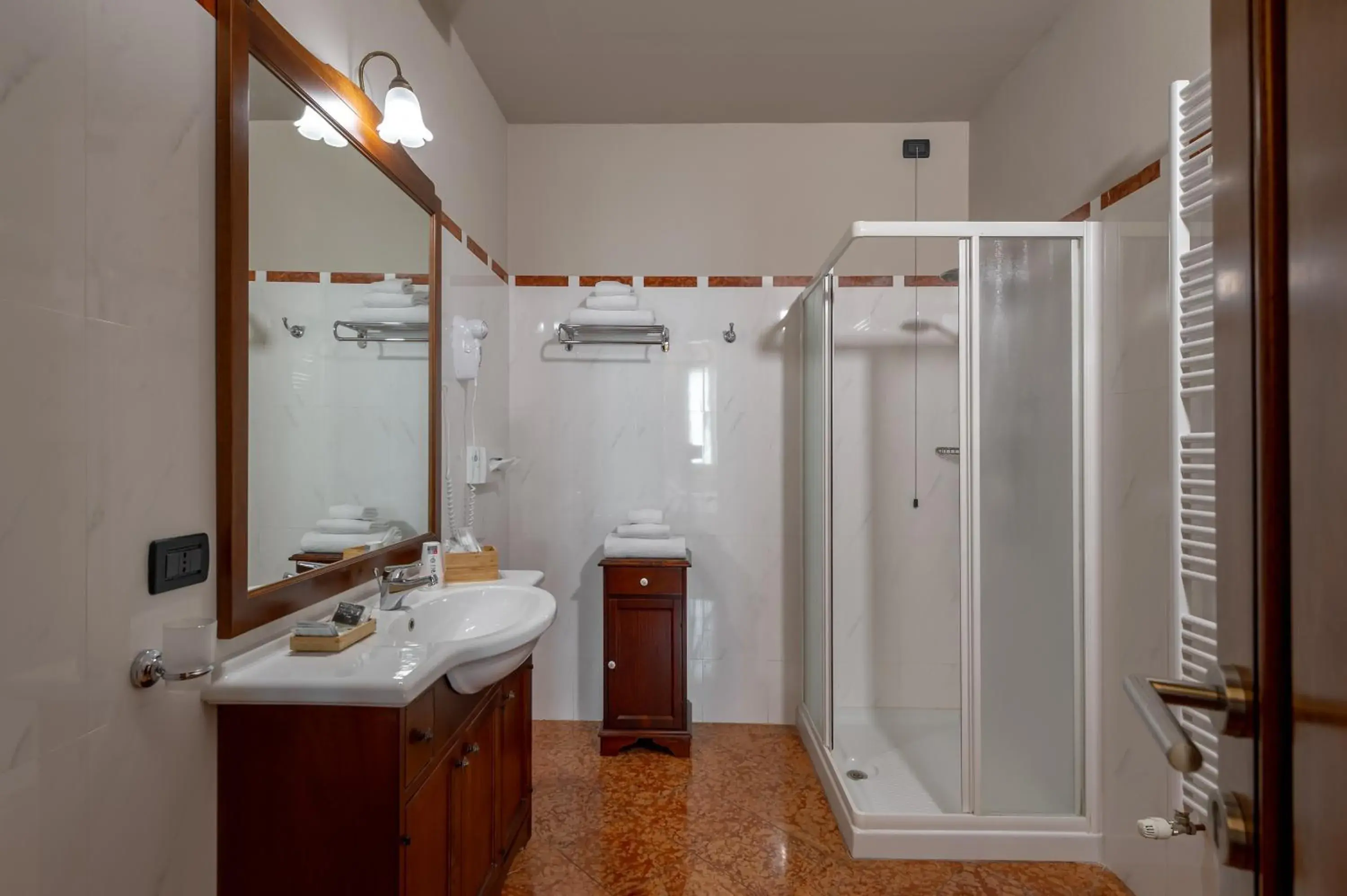 Shower, Bathroom in Antica Dimora Mantova City Centre