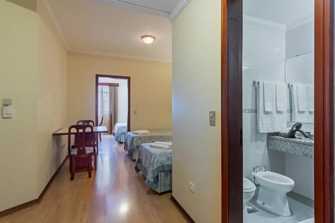 Bathroom in Lizon Curitiba Hotel