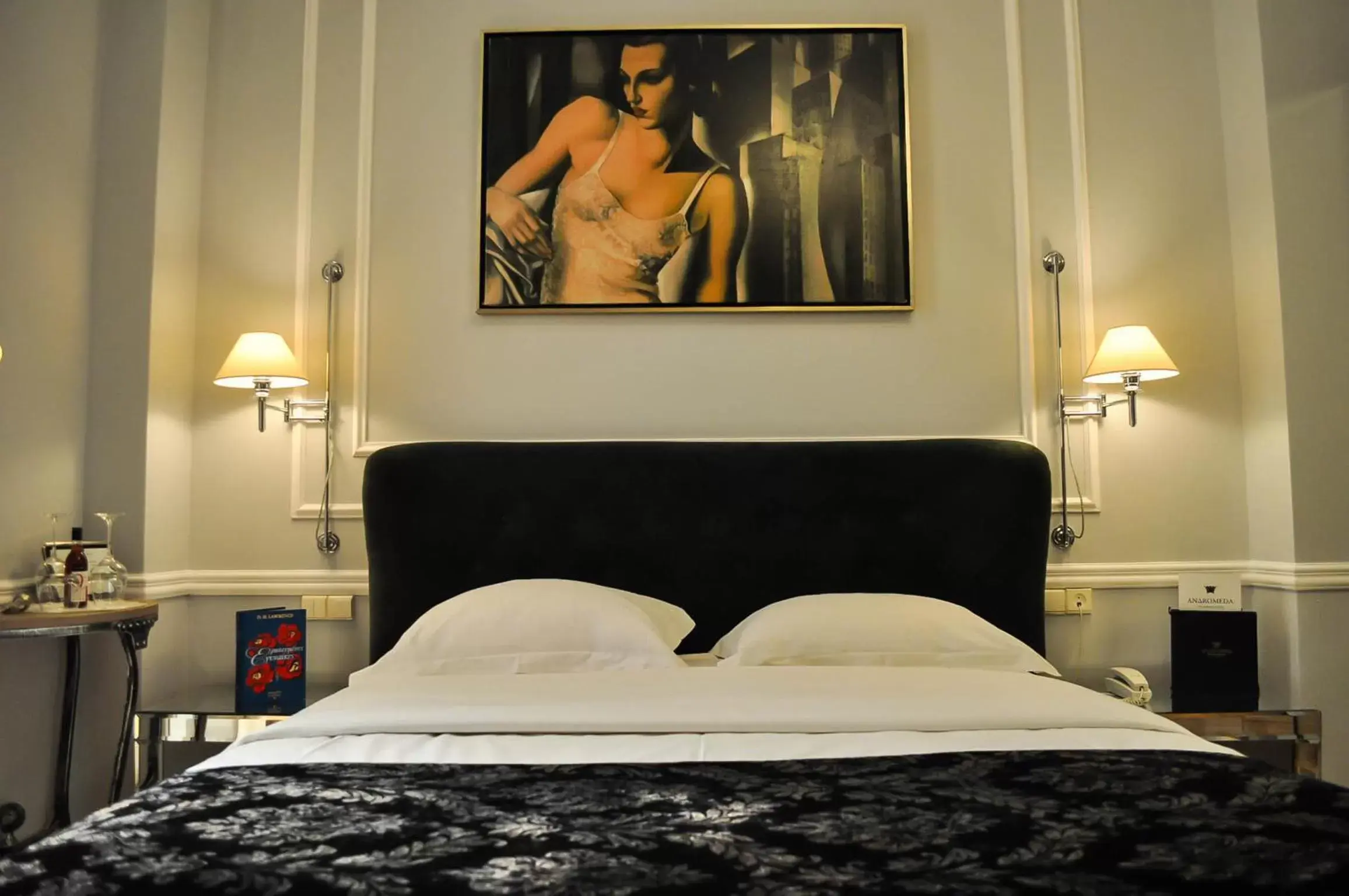 Bed in Andromeda Hotel Thessaloniki