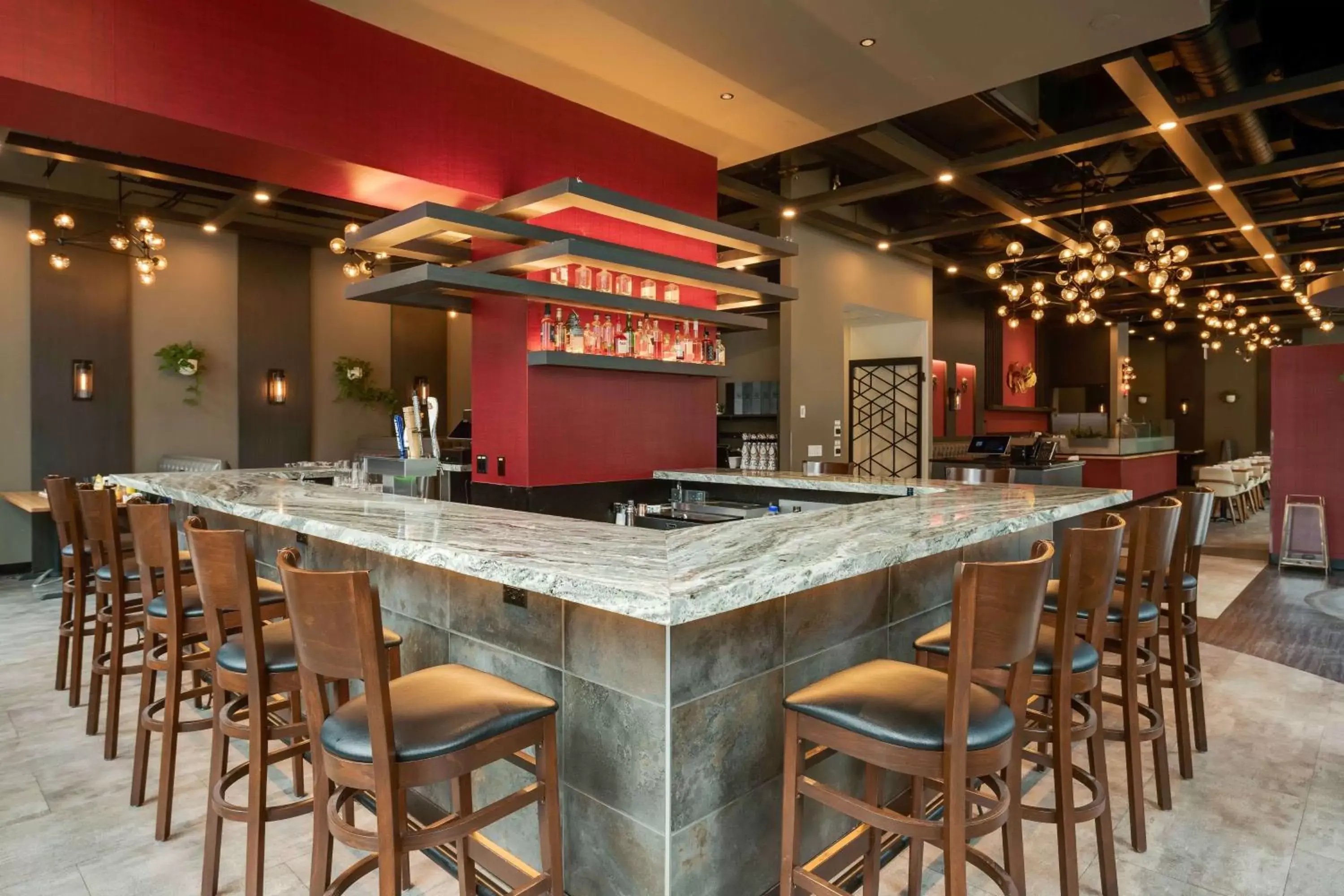 Lounge or bar, Lounge/Bar in Homewood Suites By Hilton Chicago Downtown South Loop