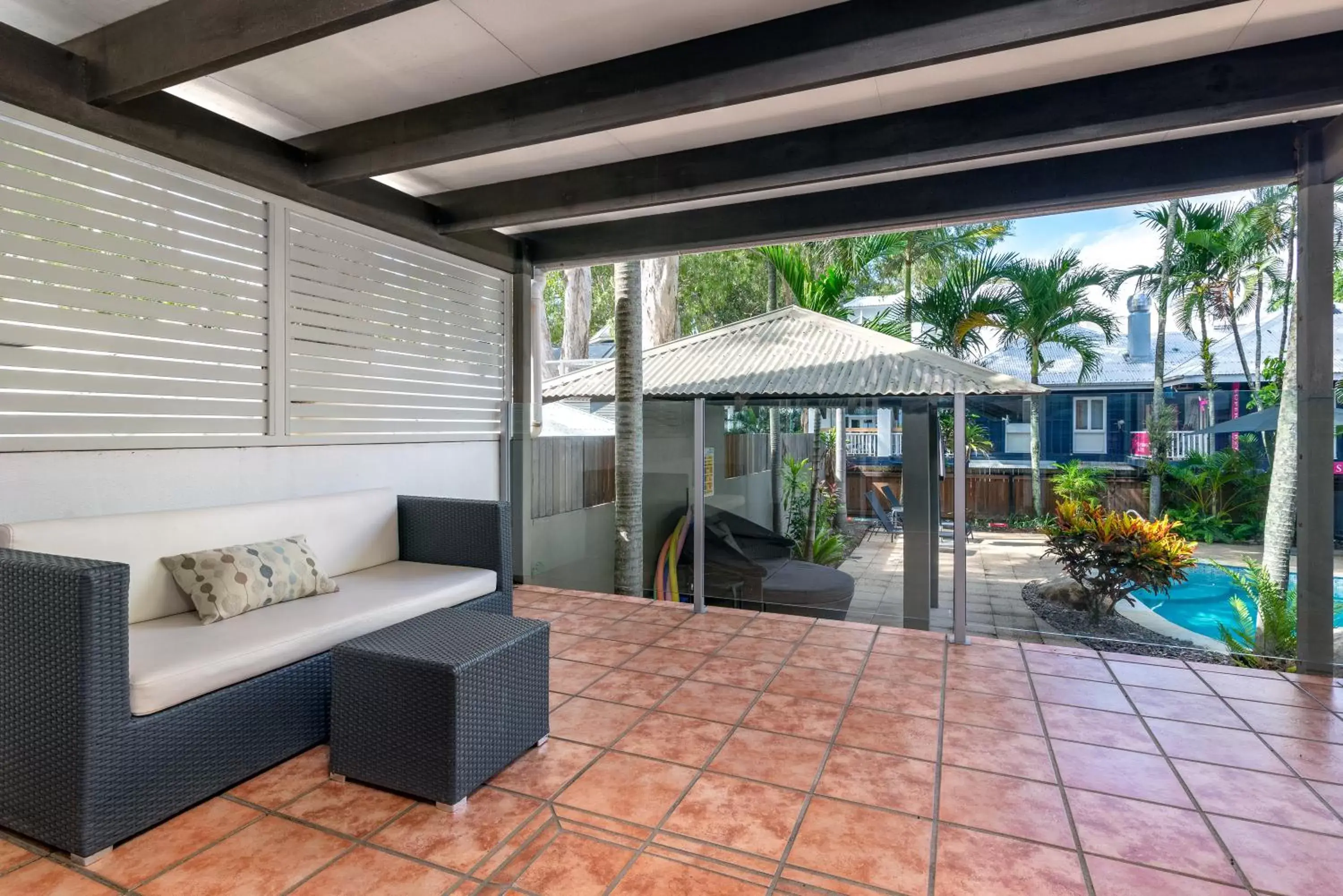 Patio in Paradise On The Beach Resort Patio in Paradise On The Beach Resort