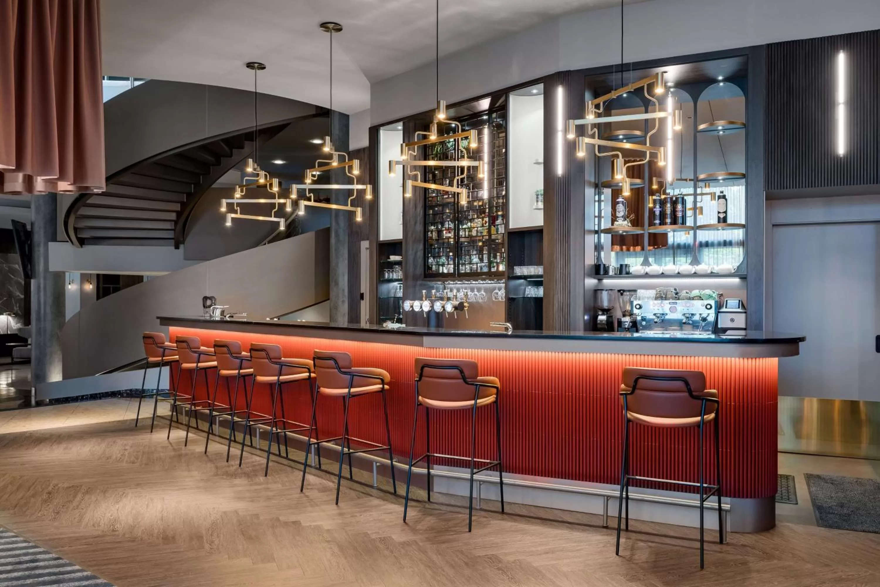 Lounge or bar in Radisson Blu Latvija Conference & Spa Hotel, Riga