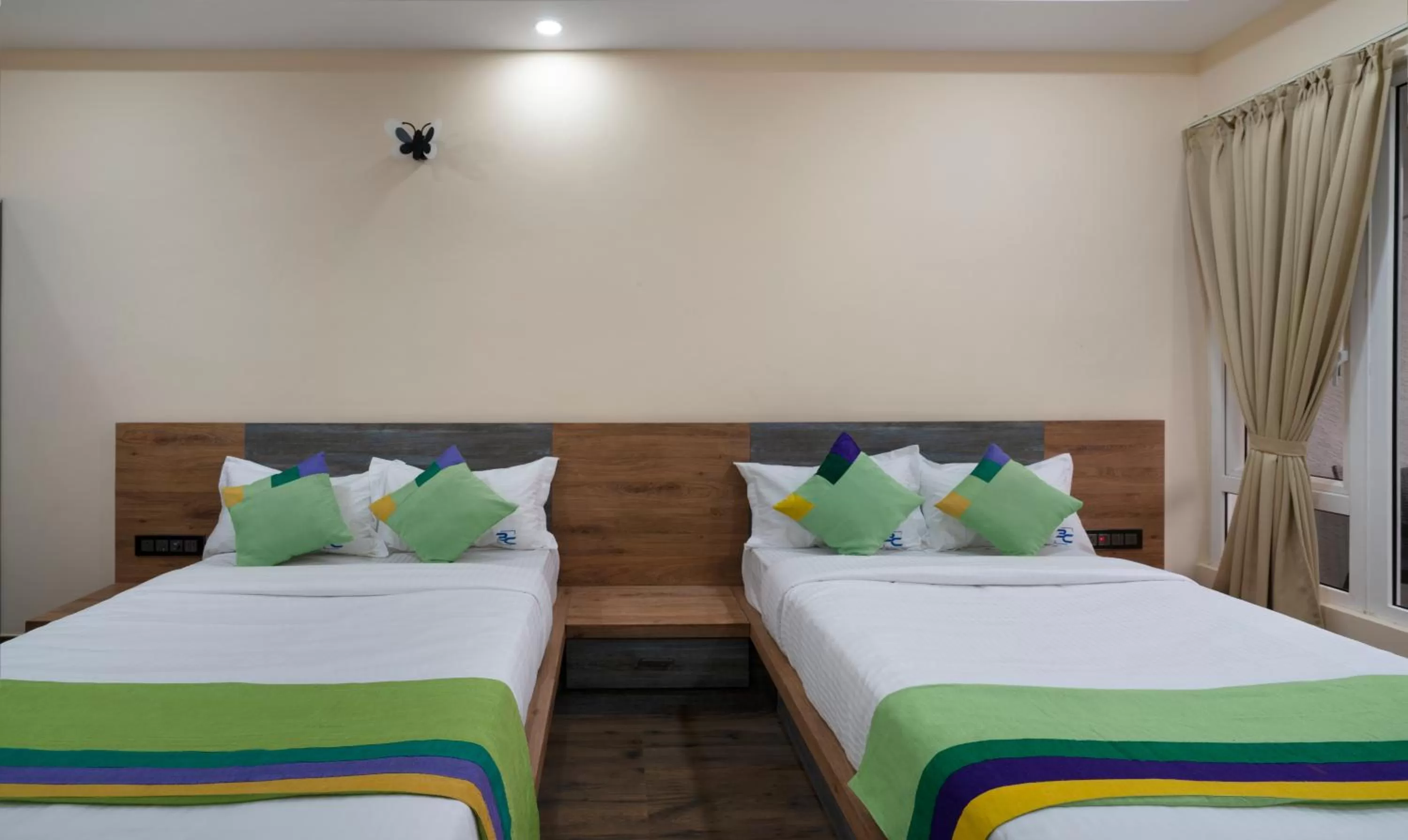 Bedroom, Bed in Treebo 3C Comforts