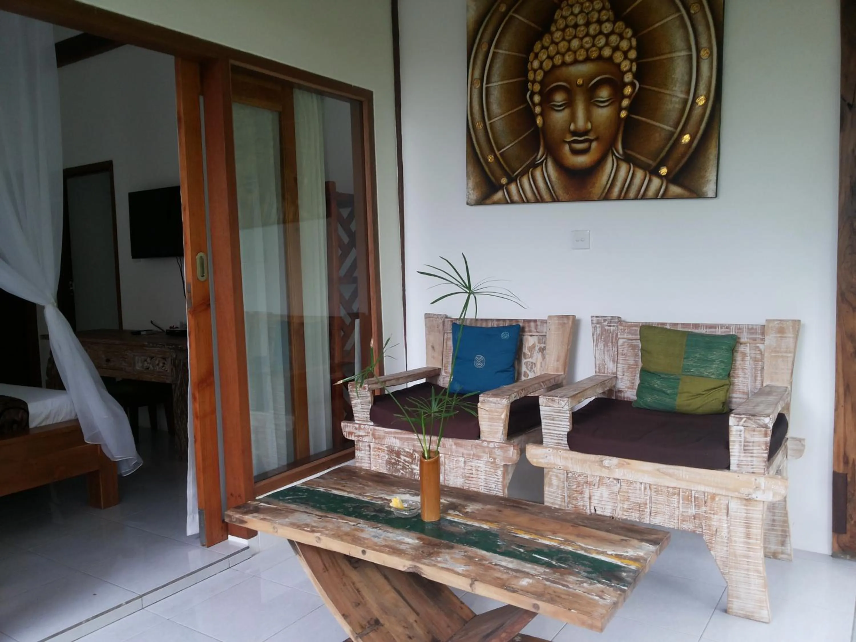 Seating area in Bali Dream Resort Ubud