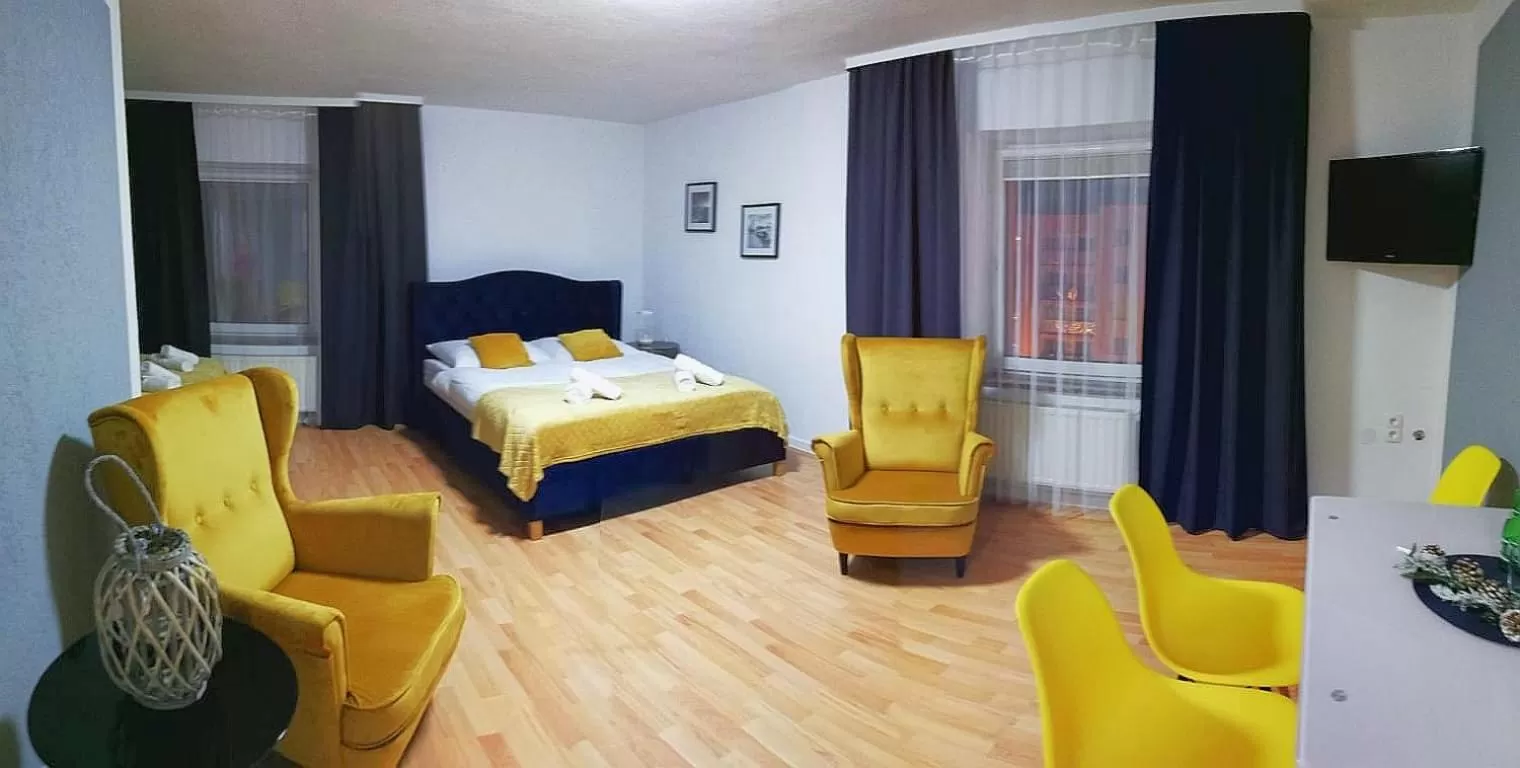 Photo of the whole room, Bed in Great Polonia Strzegom City Center