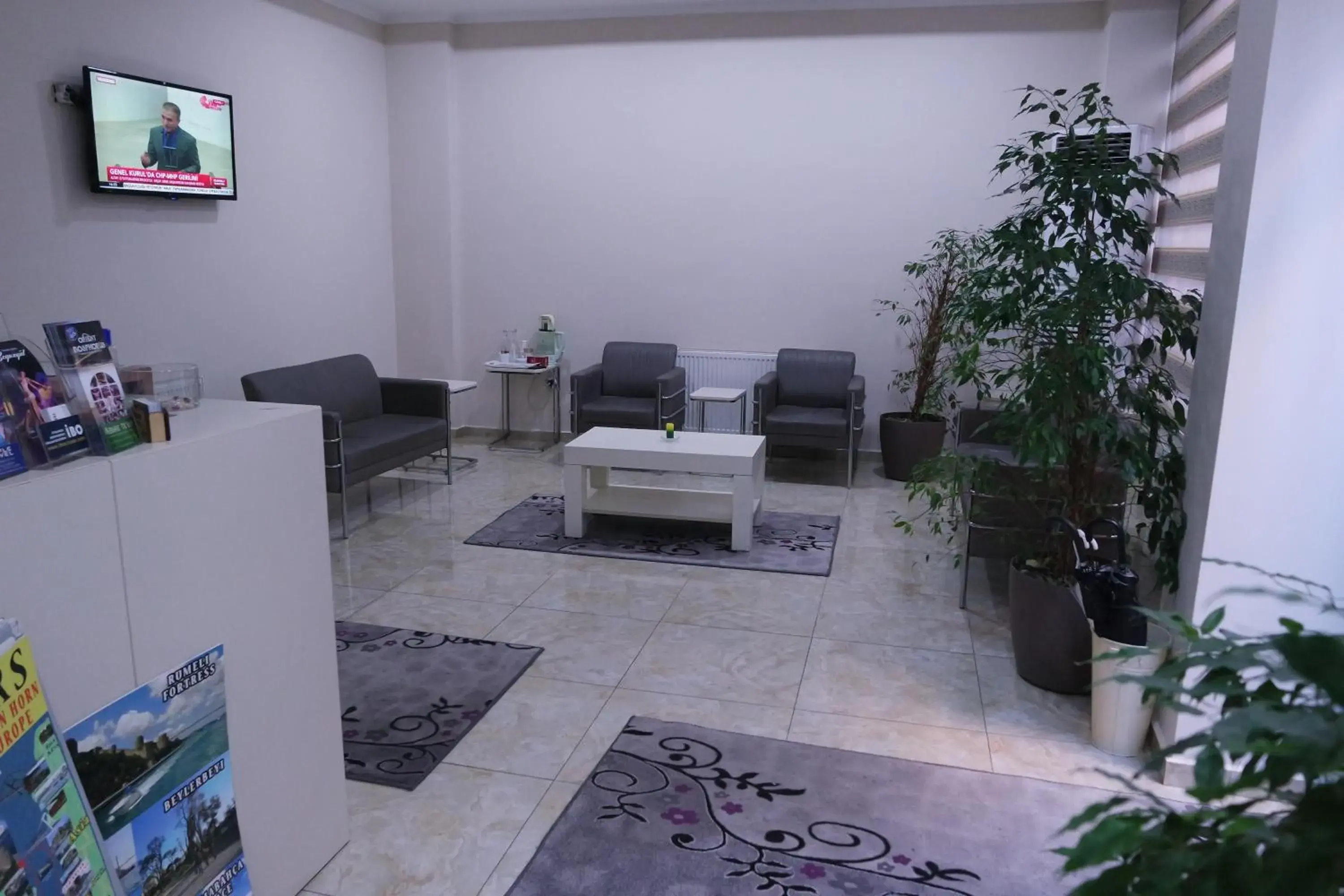 Communal lounge/ TV room in Reydel Hotel