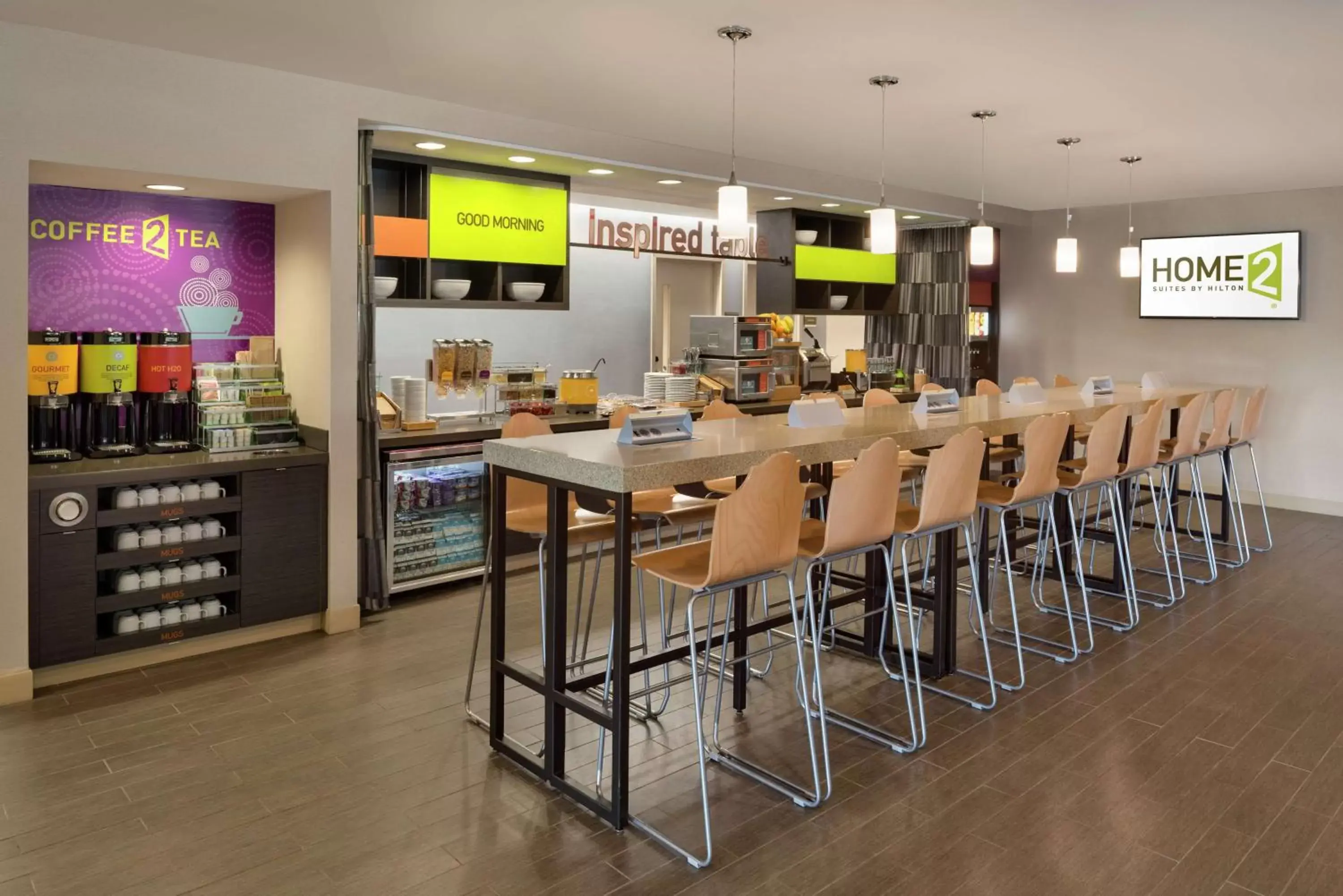 Dining area, Restaurant/Places to Eat in Home2 Suites by Hilton Atlanta South/McDonough